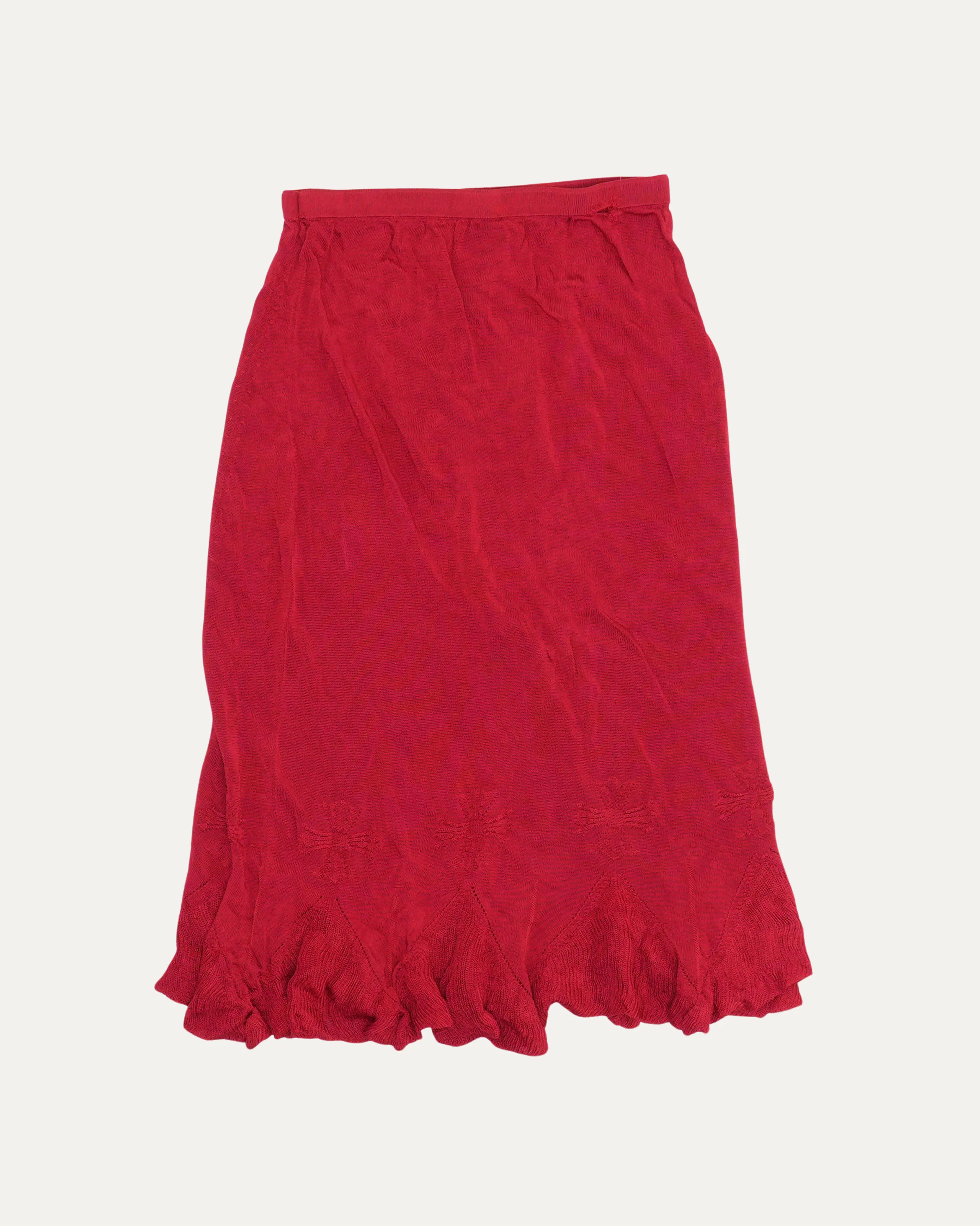 Plus Cross Sheer Skirt - Image 2