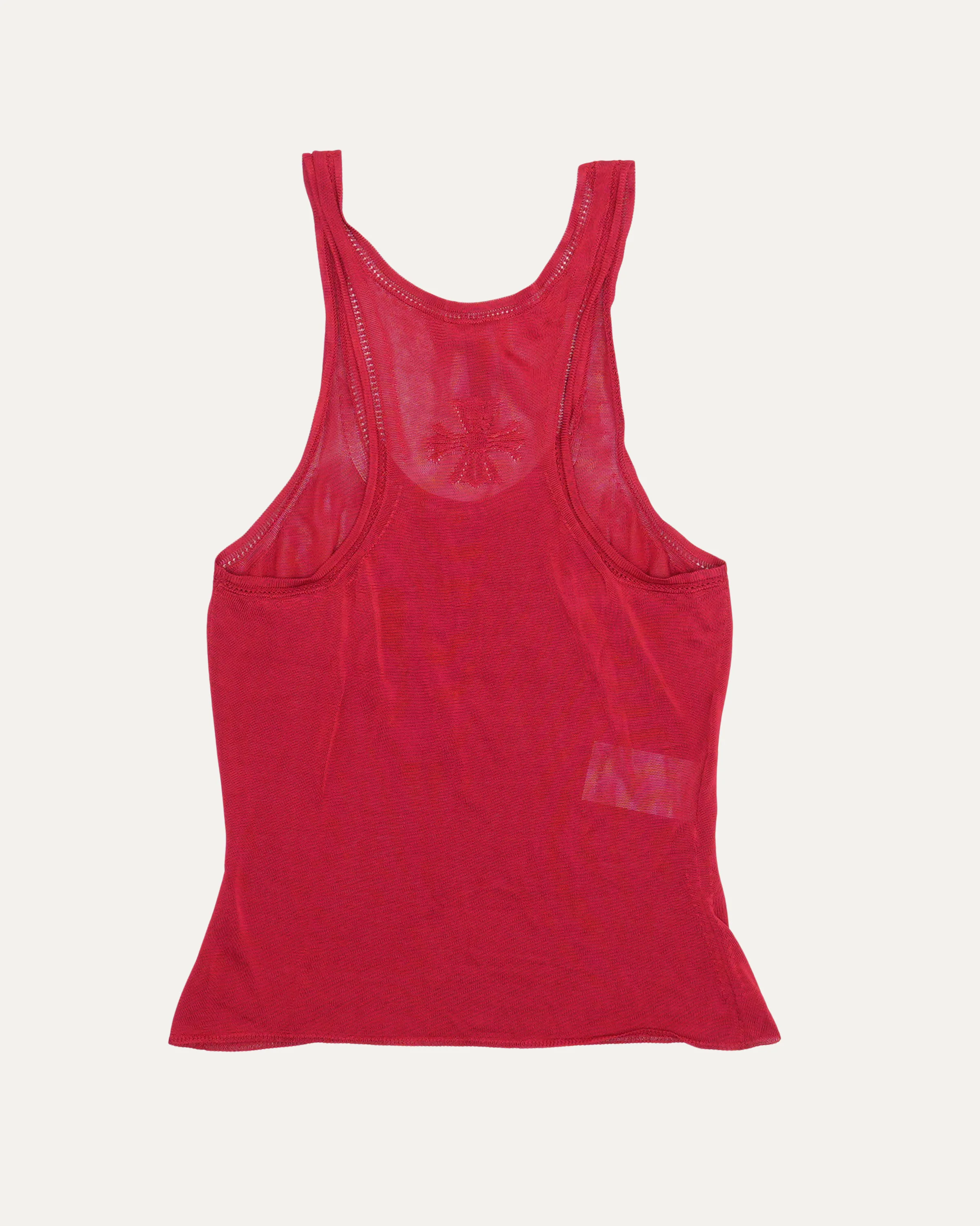 Plus Cross Sheer Tank Top - Image 2