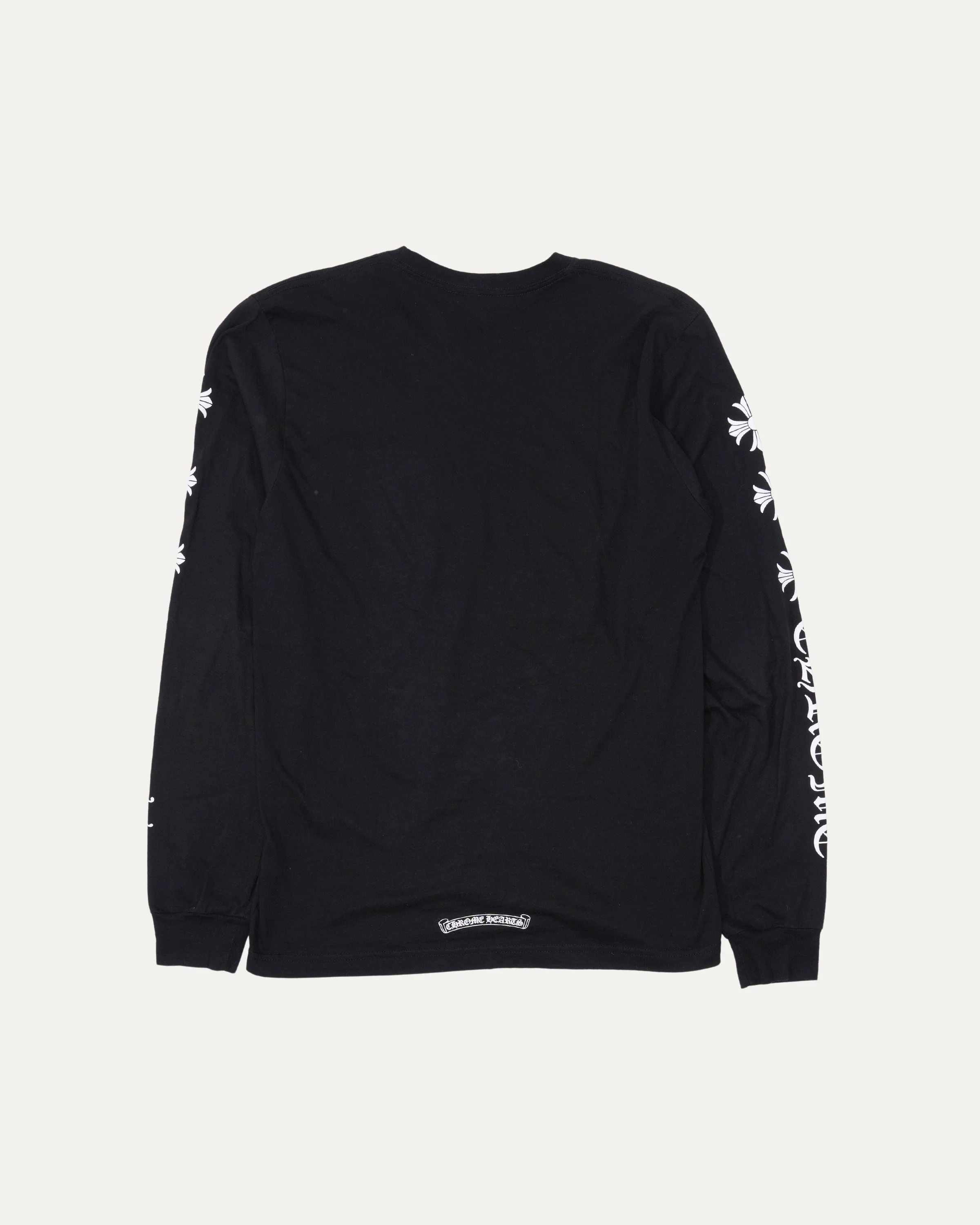 Plus Cross Sleeve Long Sleeve Pocket T-Shirt - Image 2