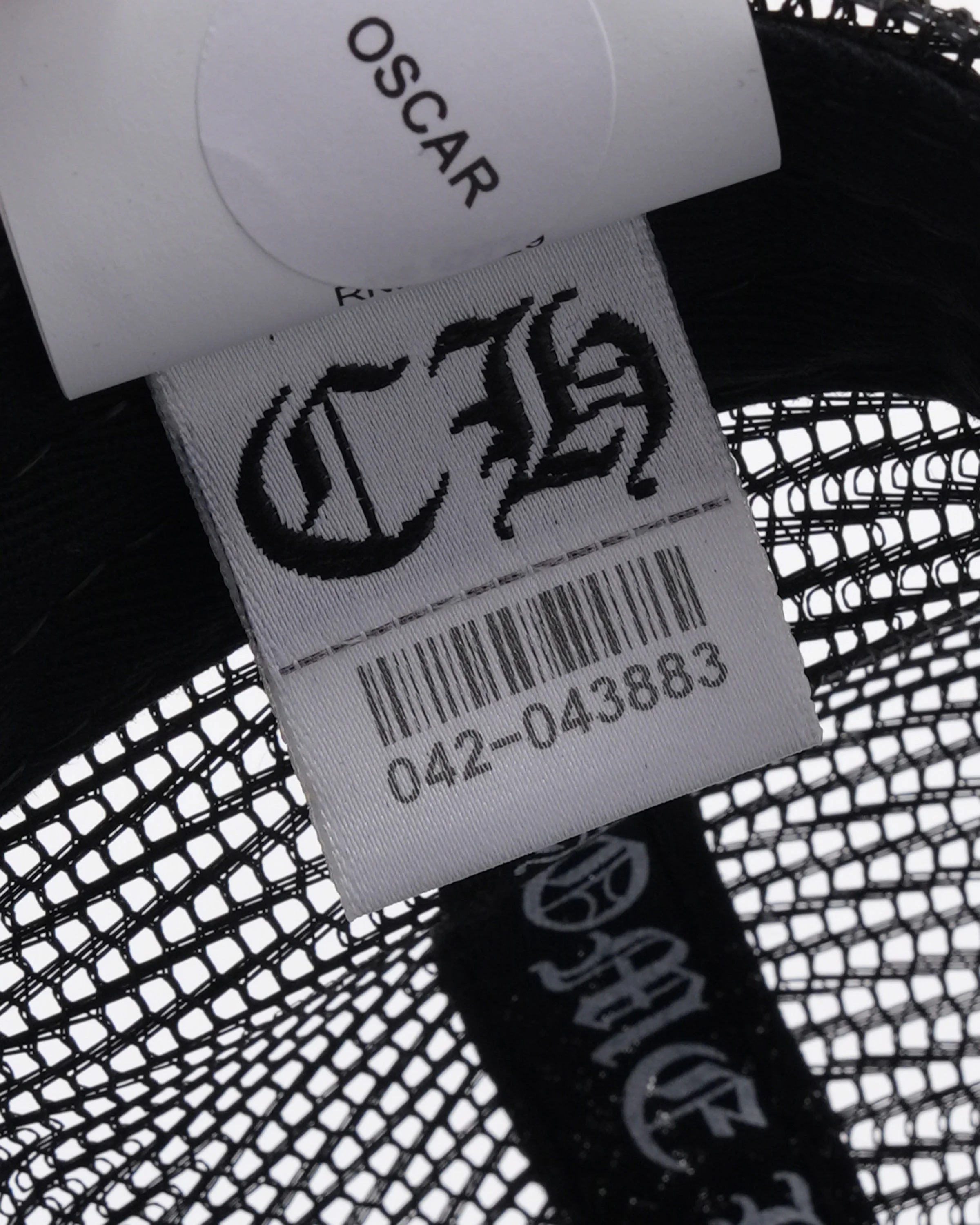 Pony Hair Cemetery Cross Patch Trucker Hat - Image 5