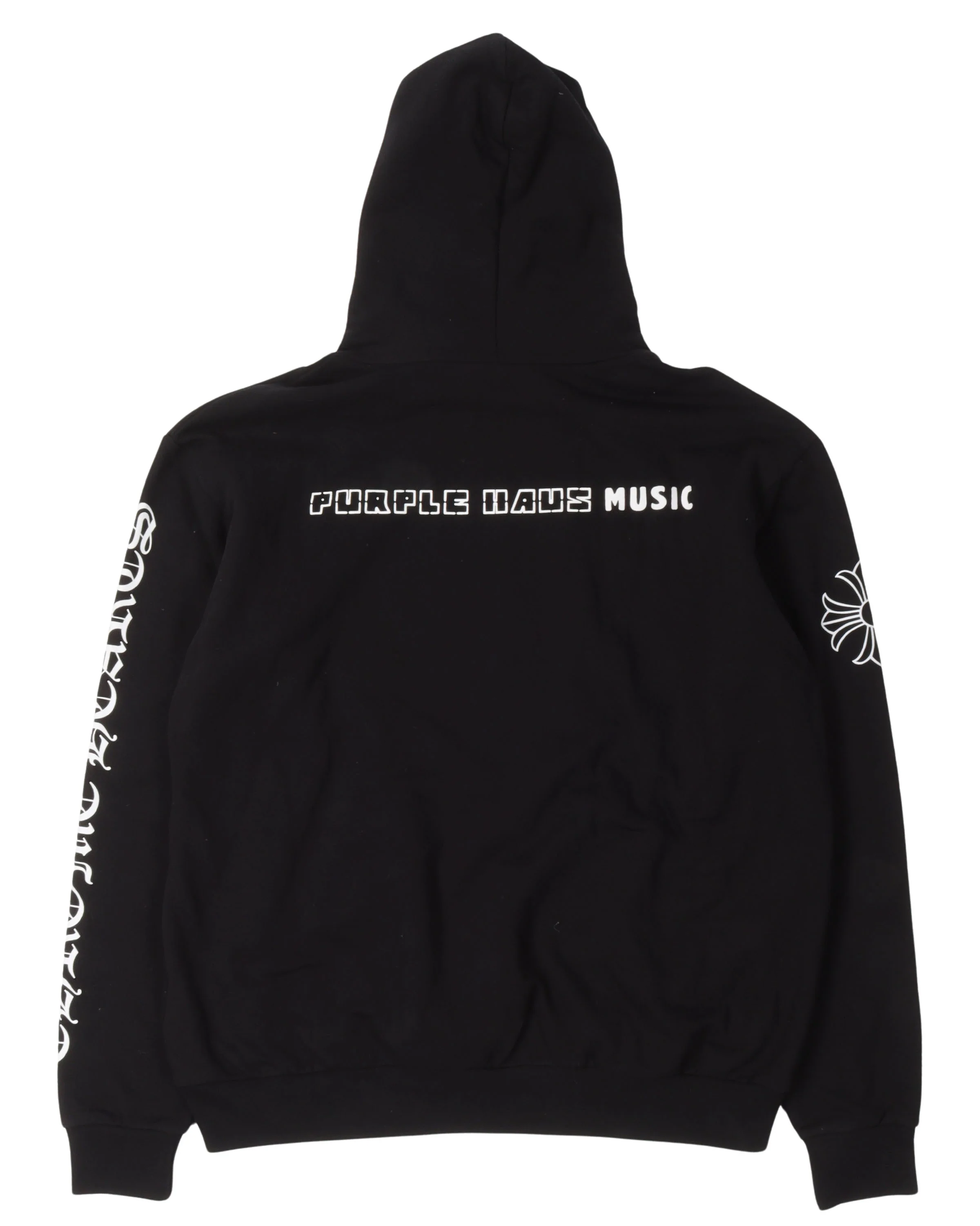 Purple Haus Music Skull Logo Hoodie - Image 2
