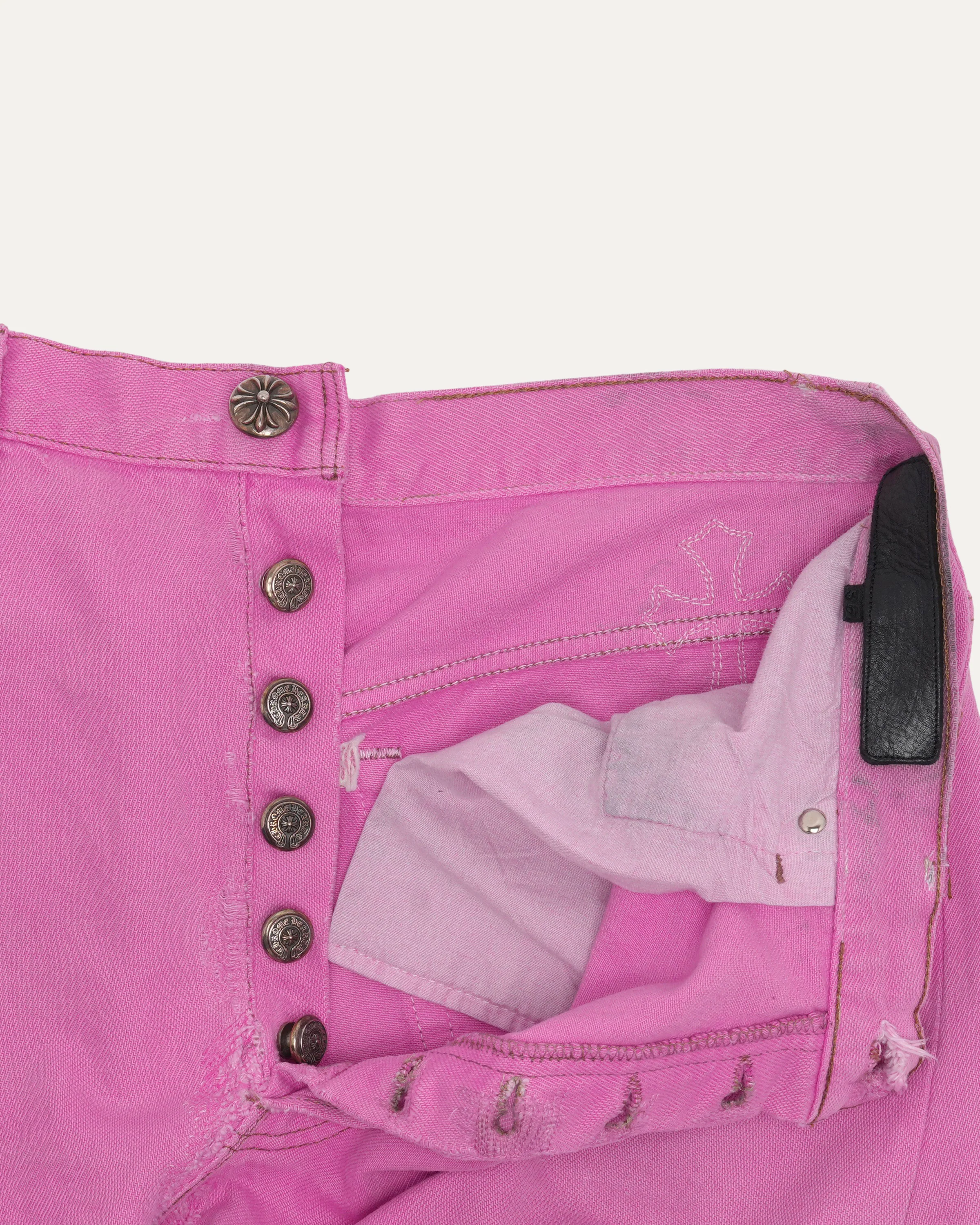 Sex Records Repaired Levi's 501 Cross Patch Jeans - Image 3