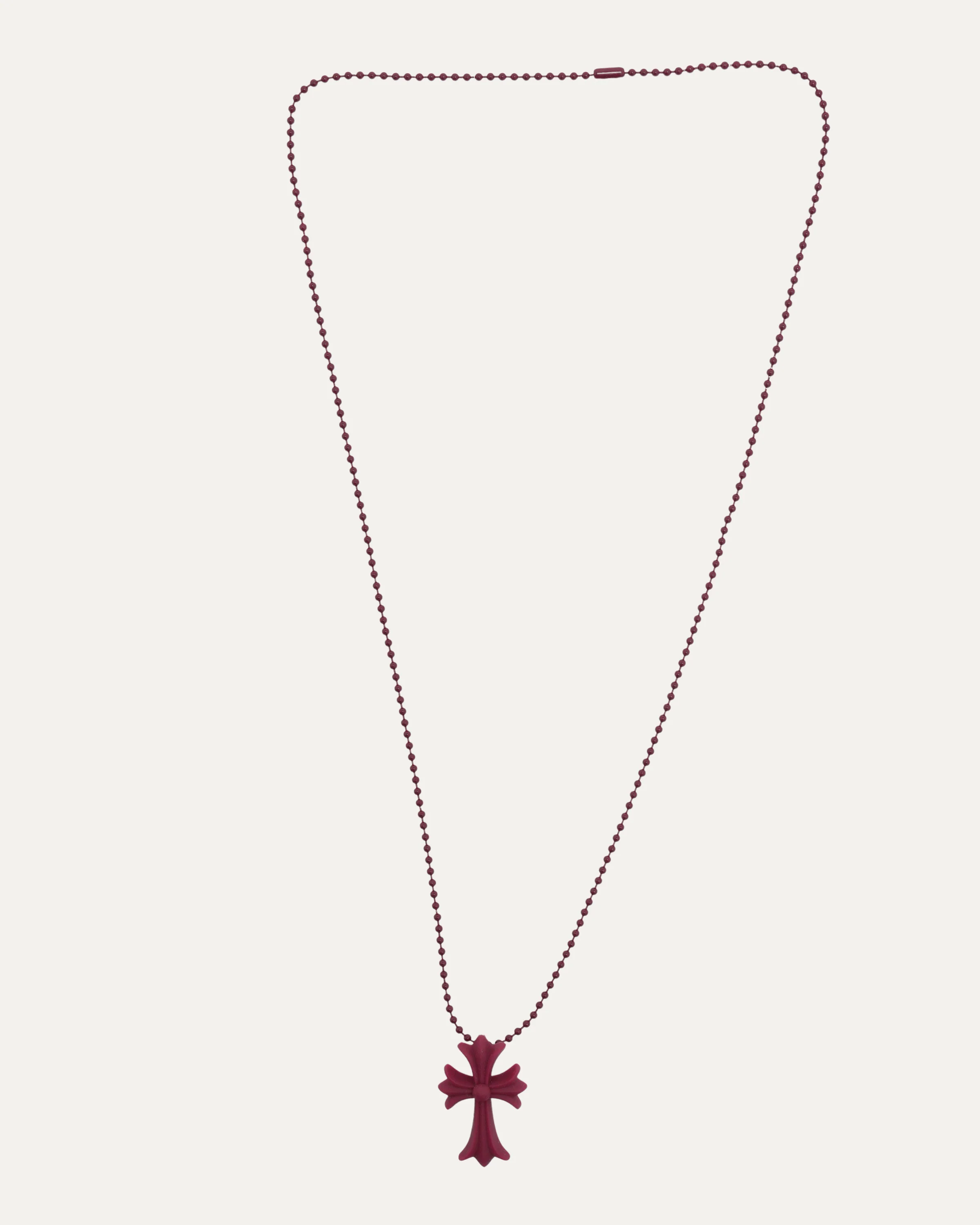Silichrome Cross Necklace