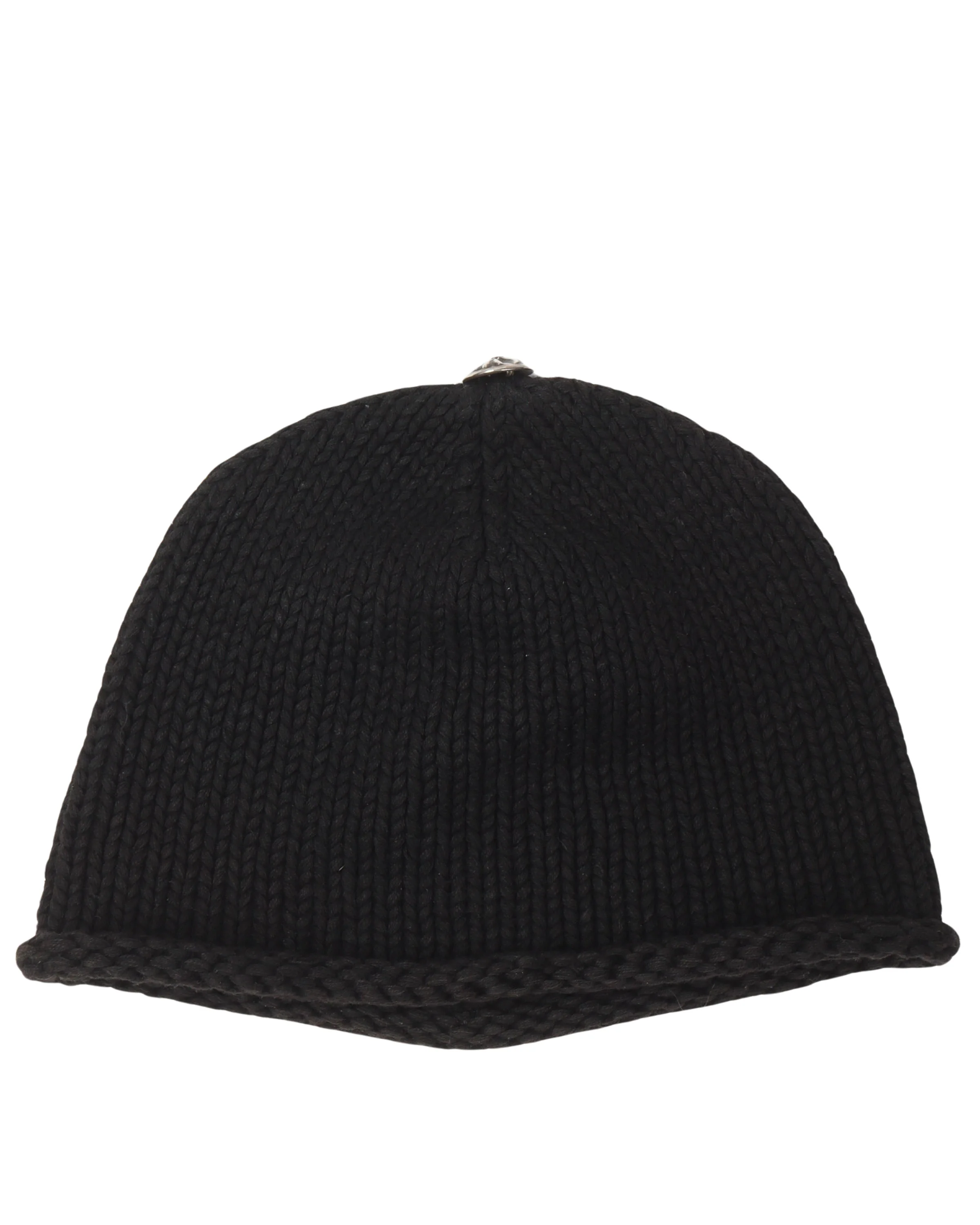 Silver Cross Patch Wool Beanie - Image 2