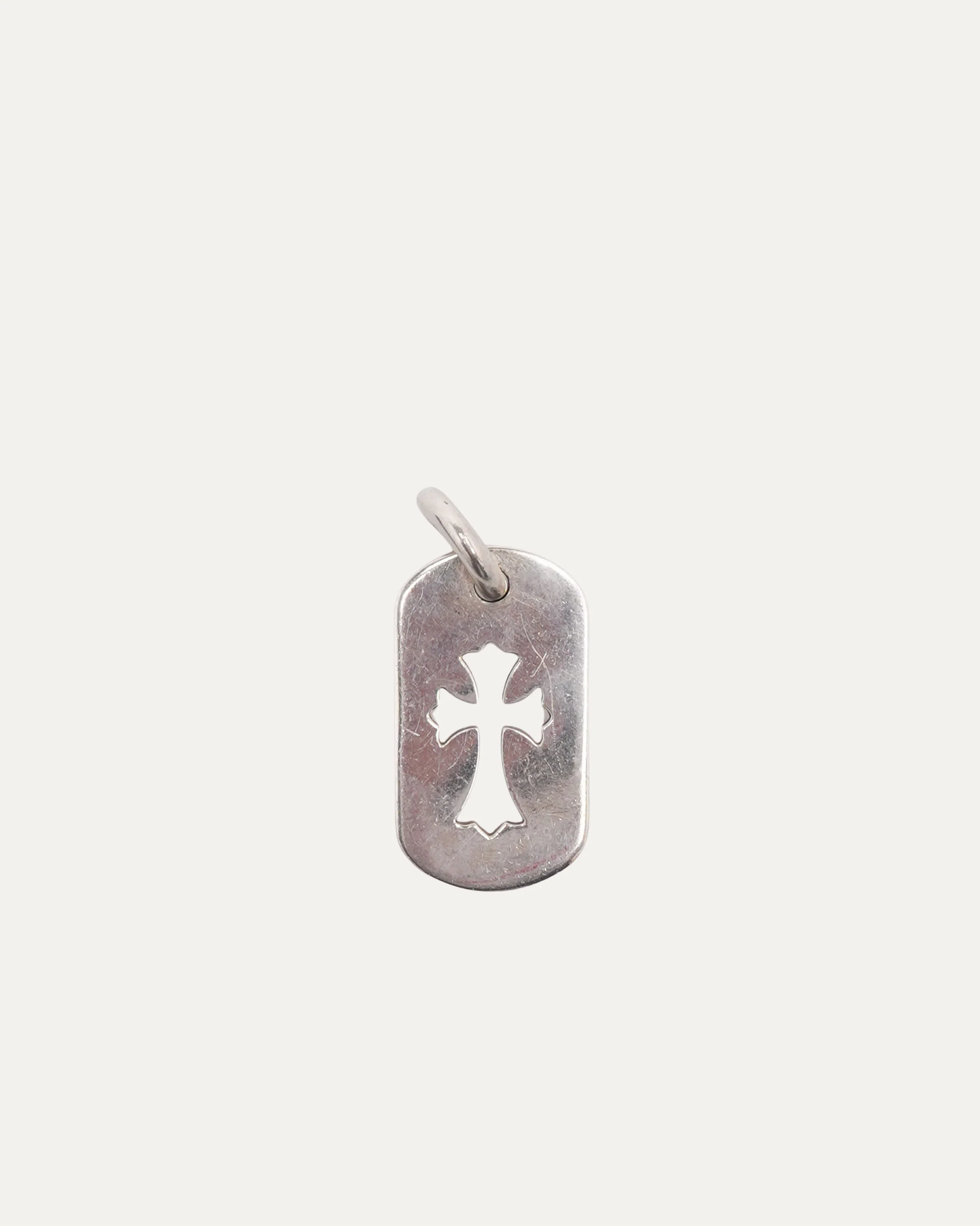 Small Cut Out Cross Dog Tag Pendant - Image 2