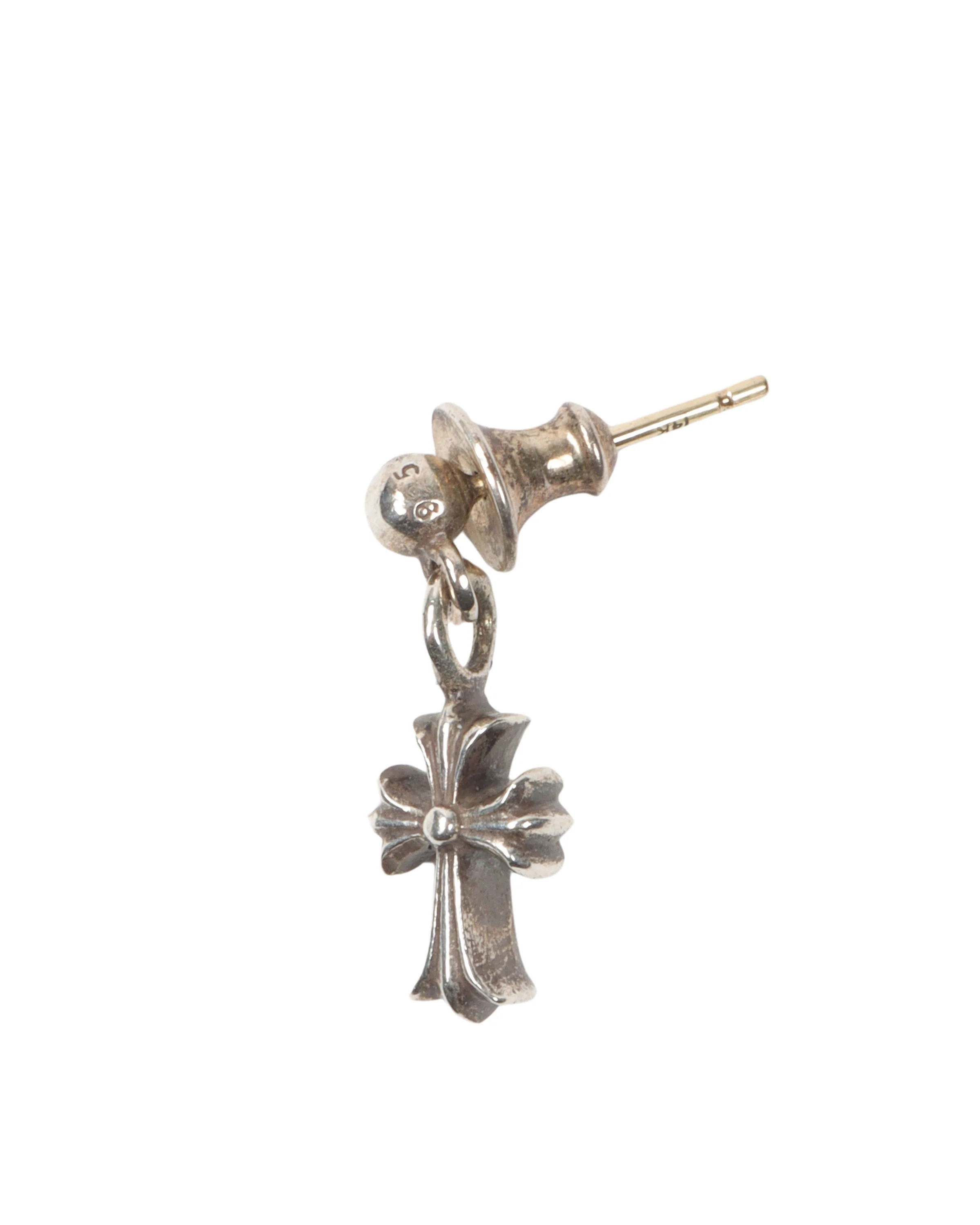 Small Dangling Cross Earring