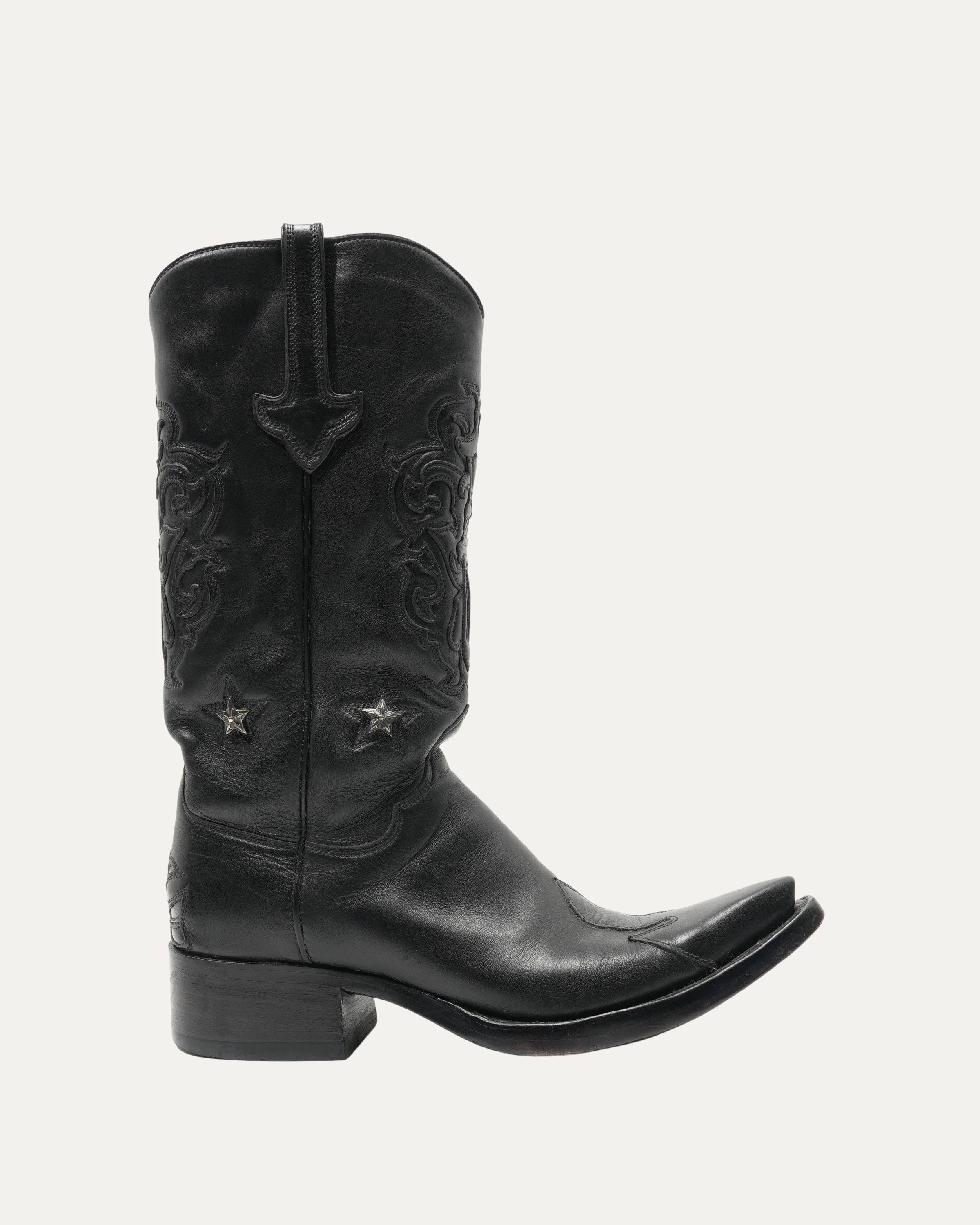 Star Embellished Western Cowboy Boots - Image 2