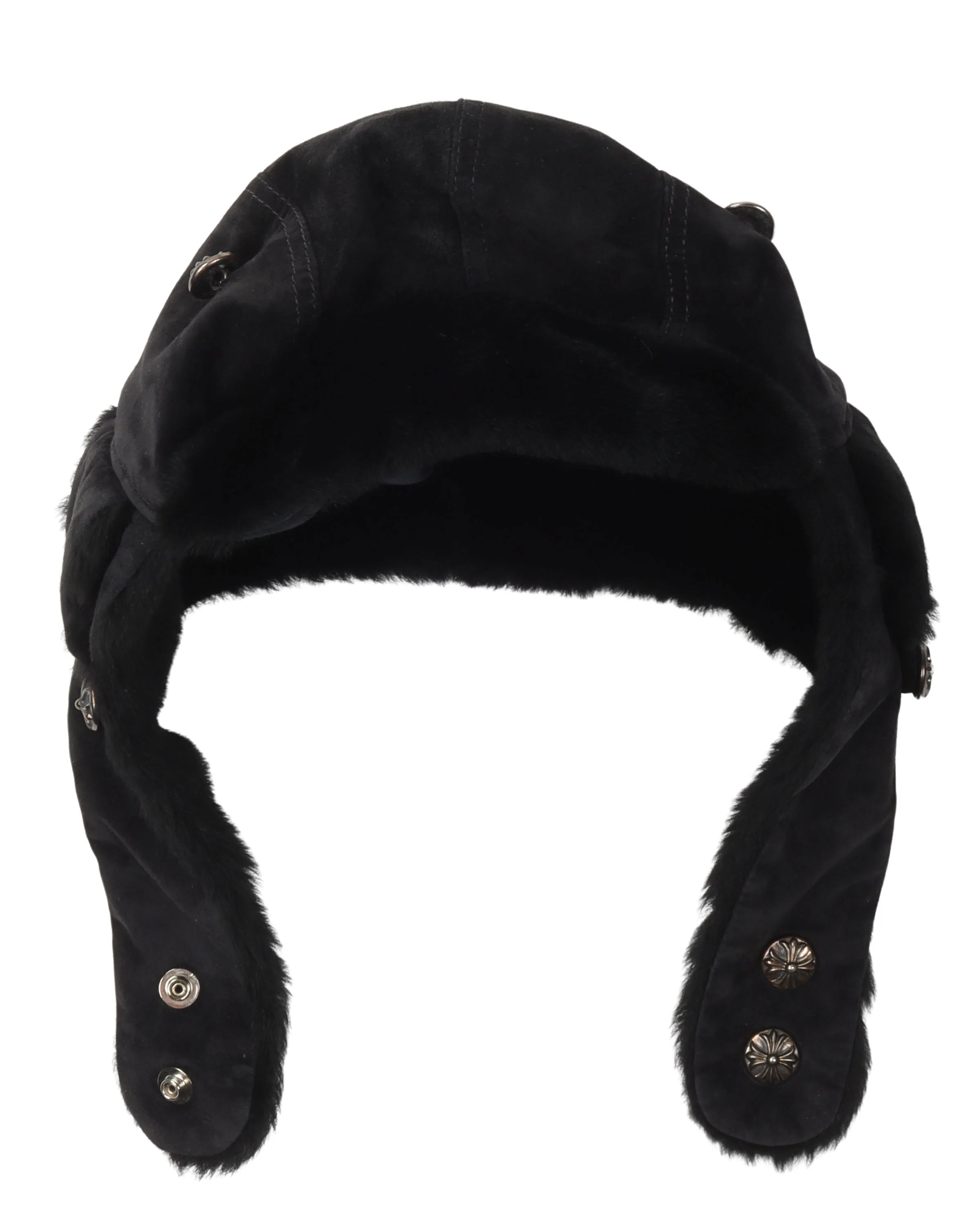 Suede Leather Trapper Hat