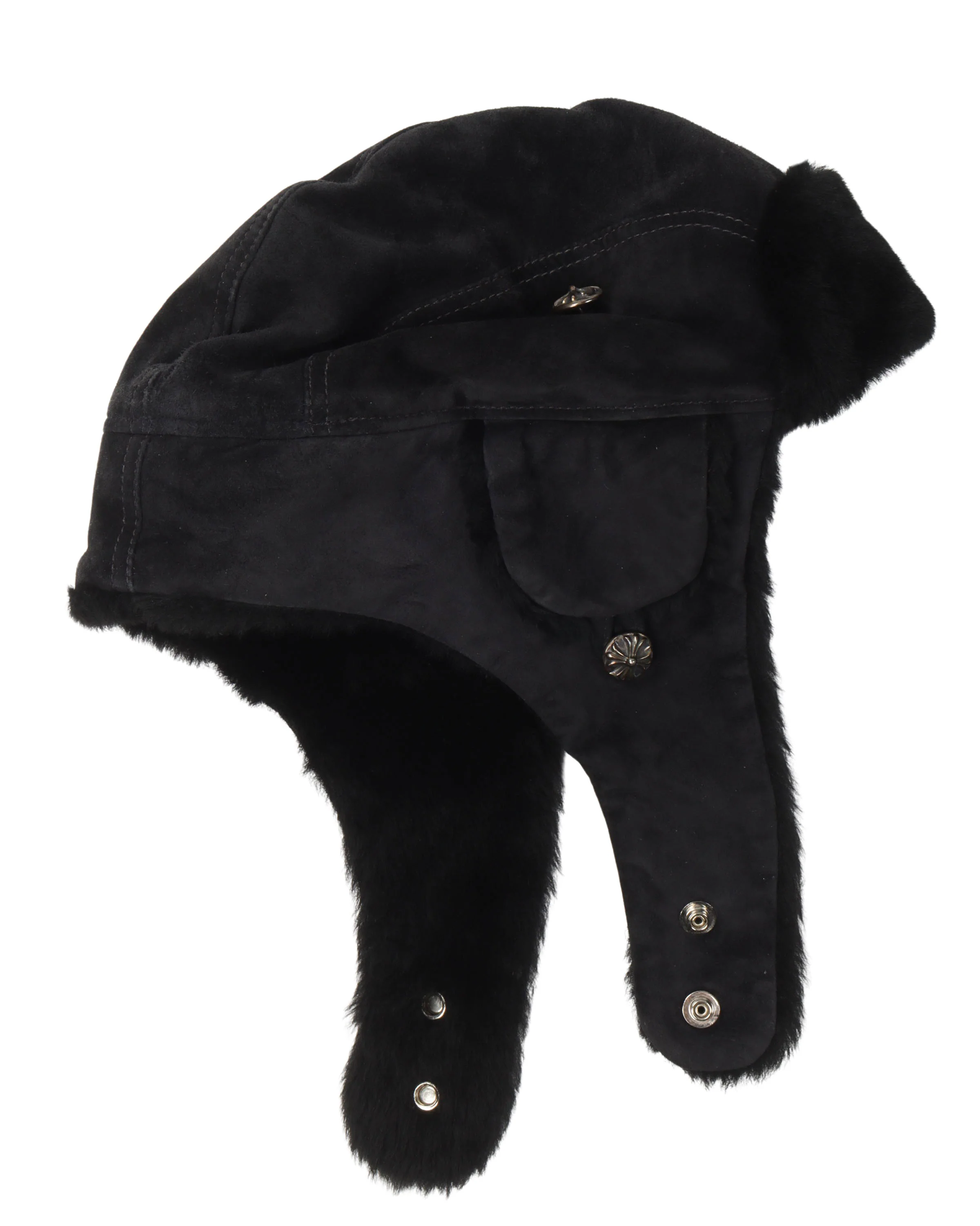 Suede Leather Trapper Hat - Image 4