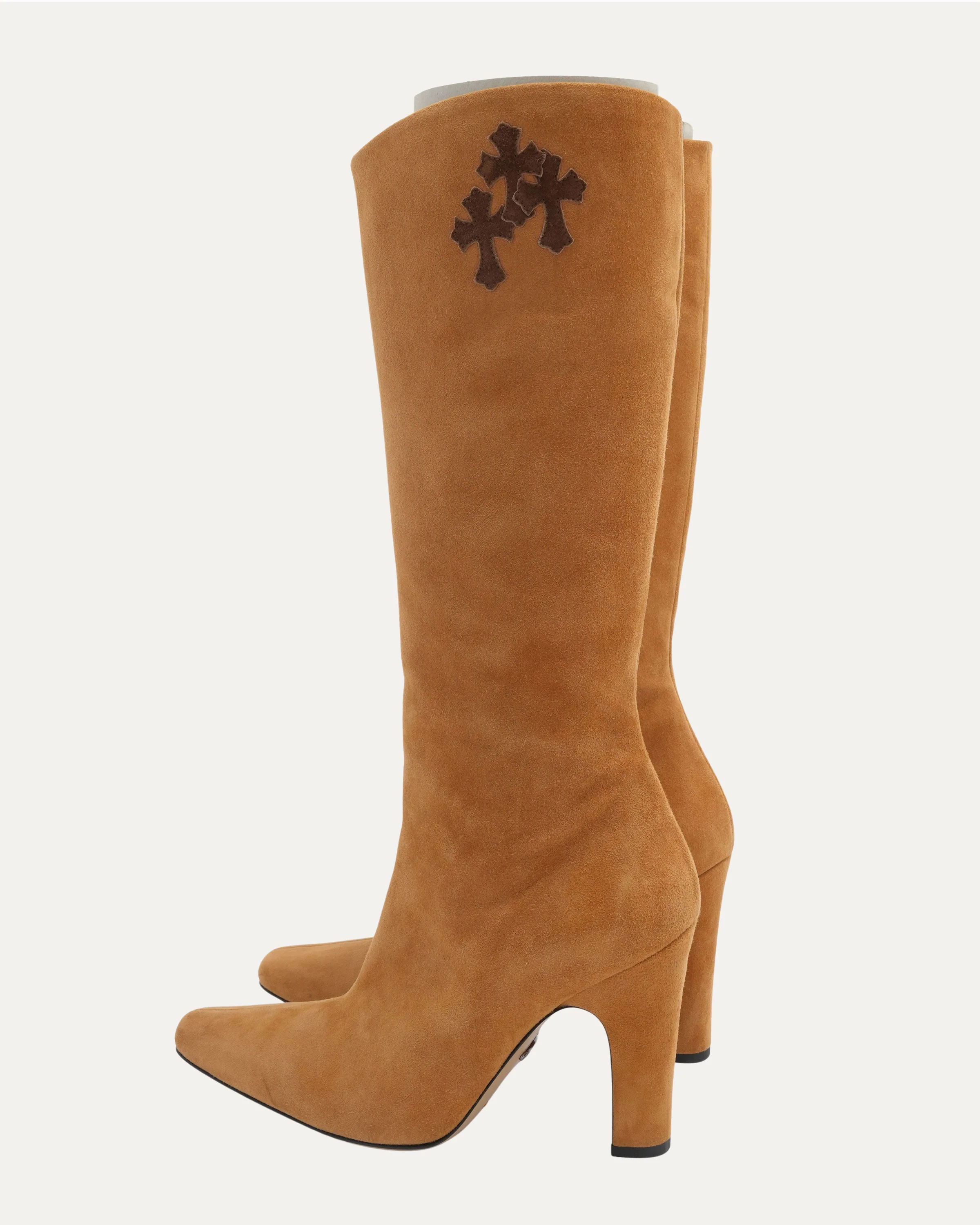 Suede Sugar Jones Cross Patch Boots - Image 3