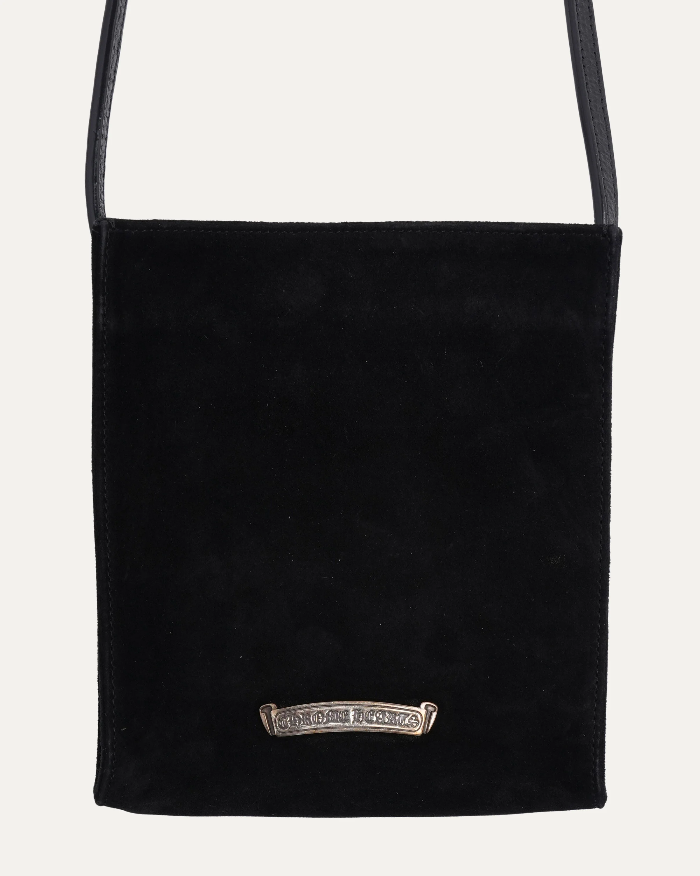 Suede Vine Dagger Crossbody Pouch - Image 3
