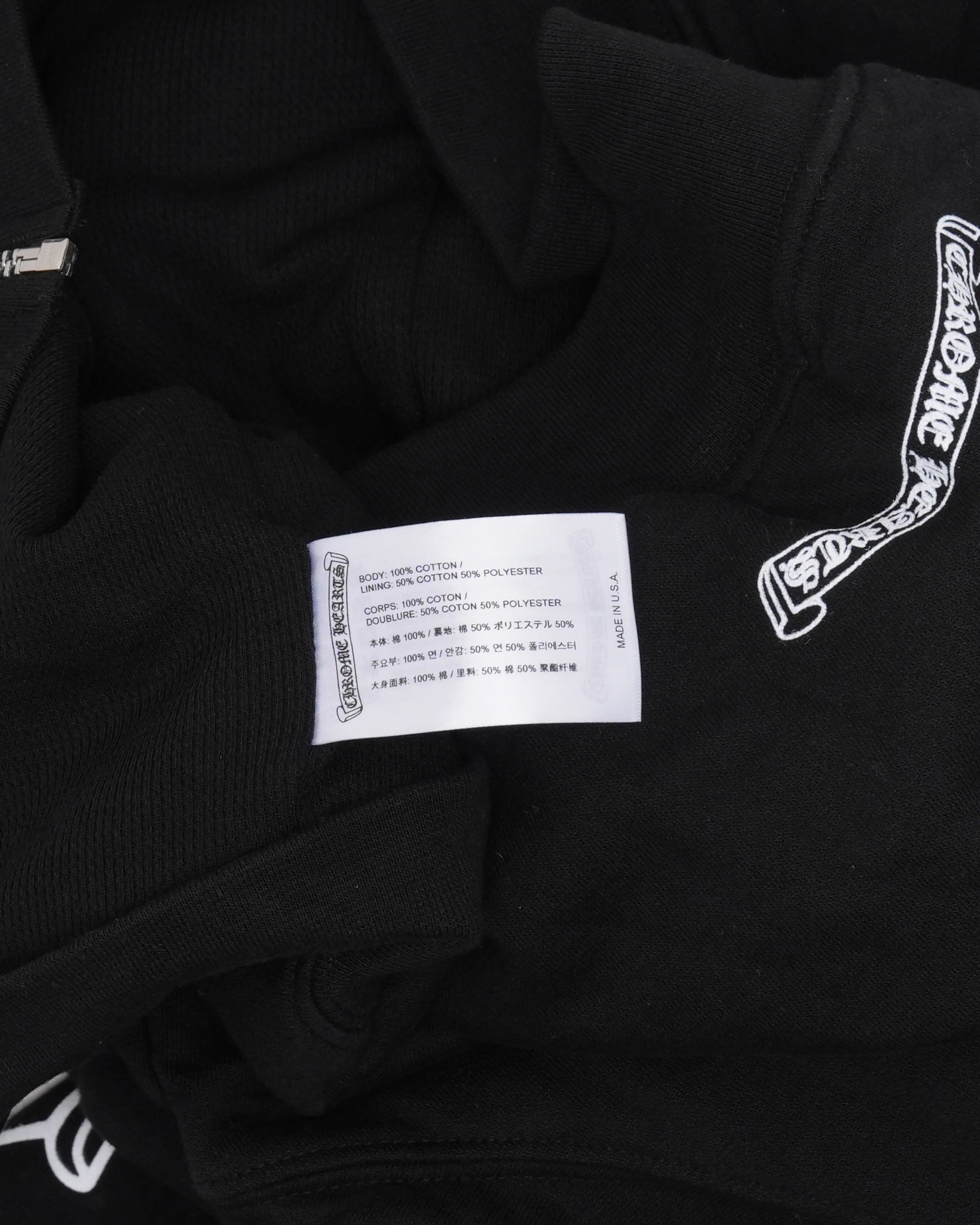 Thermal Lined Horseshoe Logo Zip Up Hoodie - Image 3