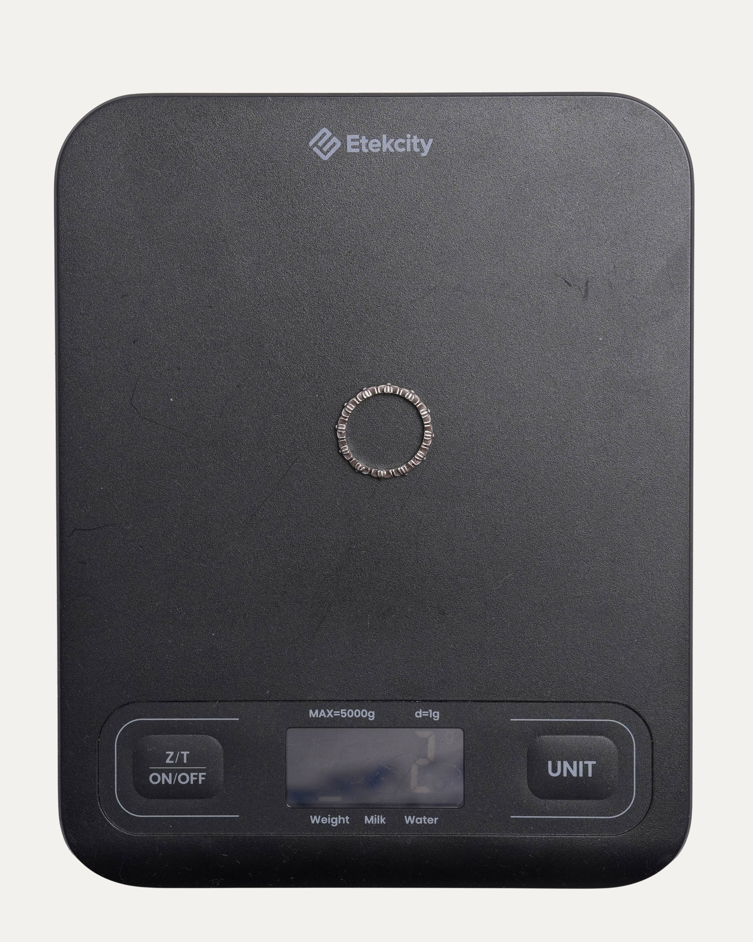 Tiny E Plus Cross Band Ring - Image 5