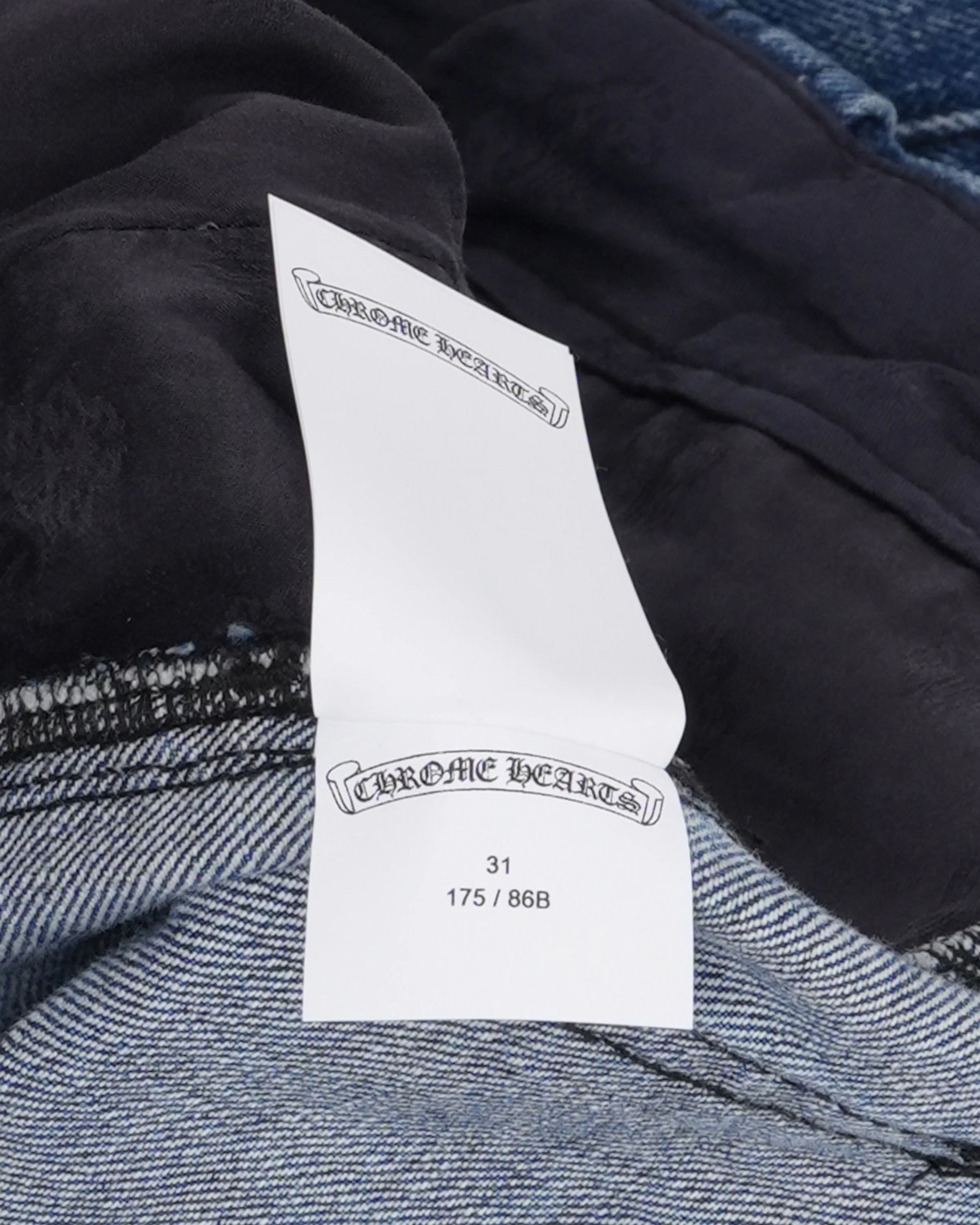 Turbo Diesel Cross Patch Double Knee Jean Shorts - Image 5