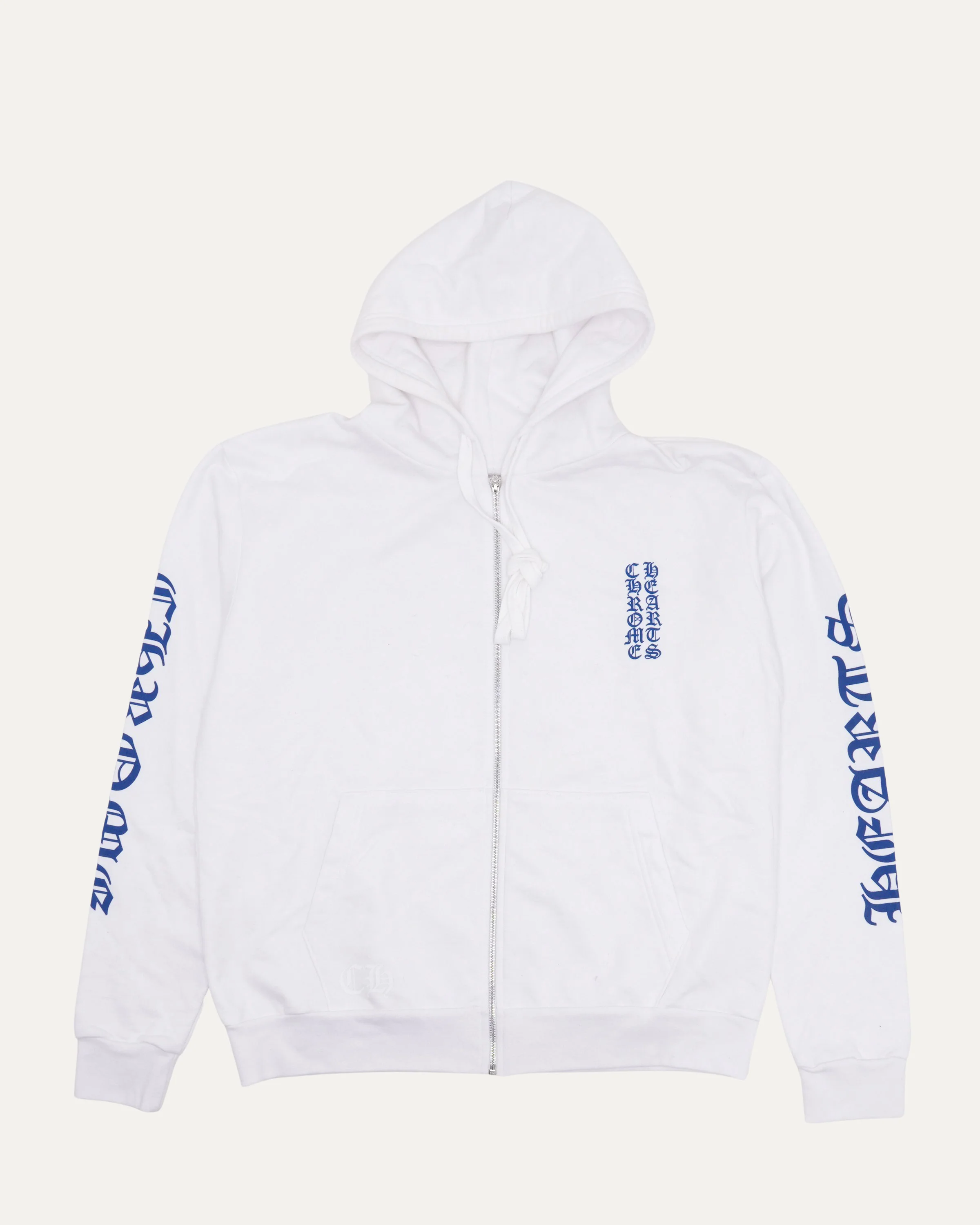 Vertical Logo Zip Up Hoodie