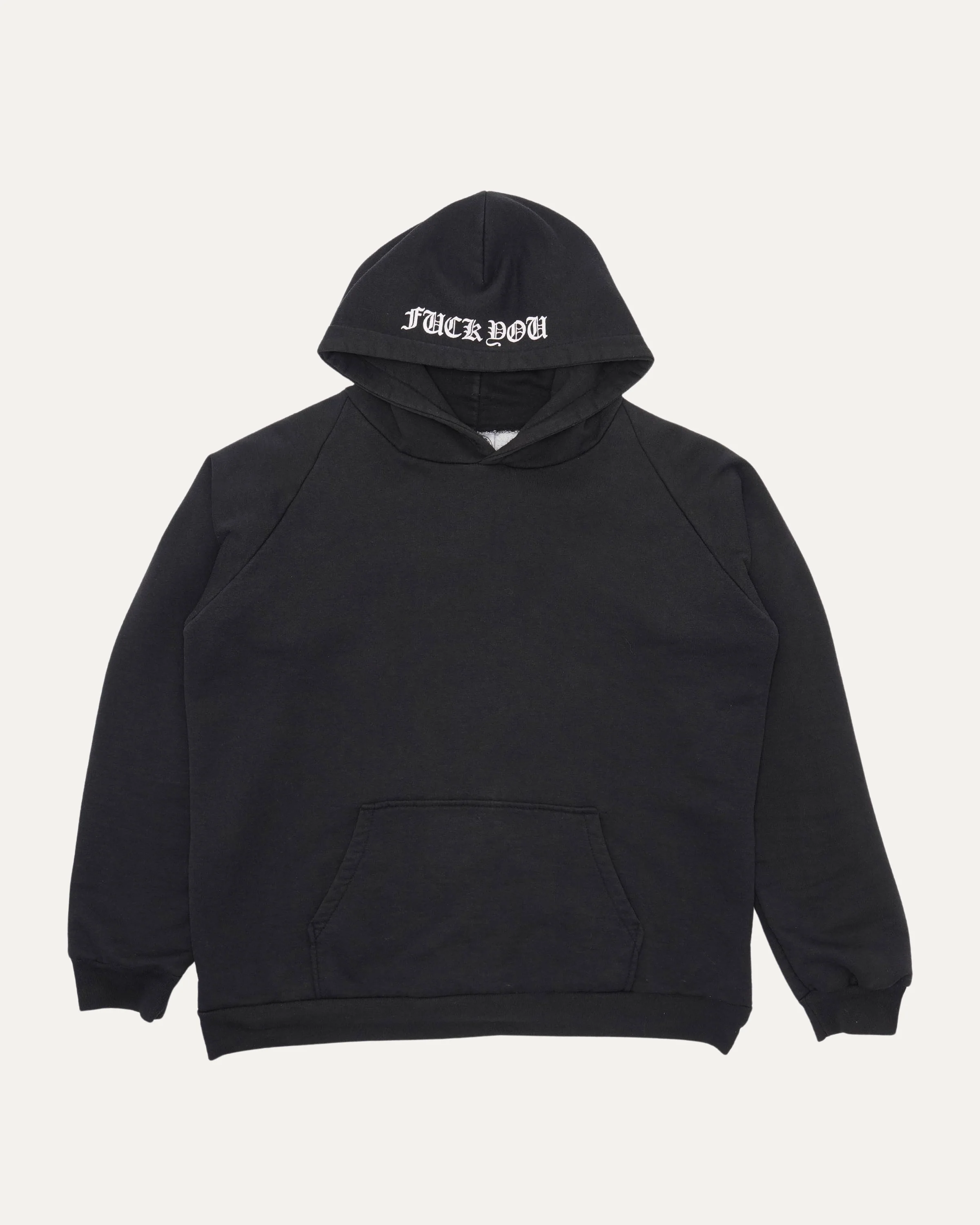Vintage Horseshoe Logo Fuck You Thermal Hoodie