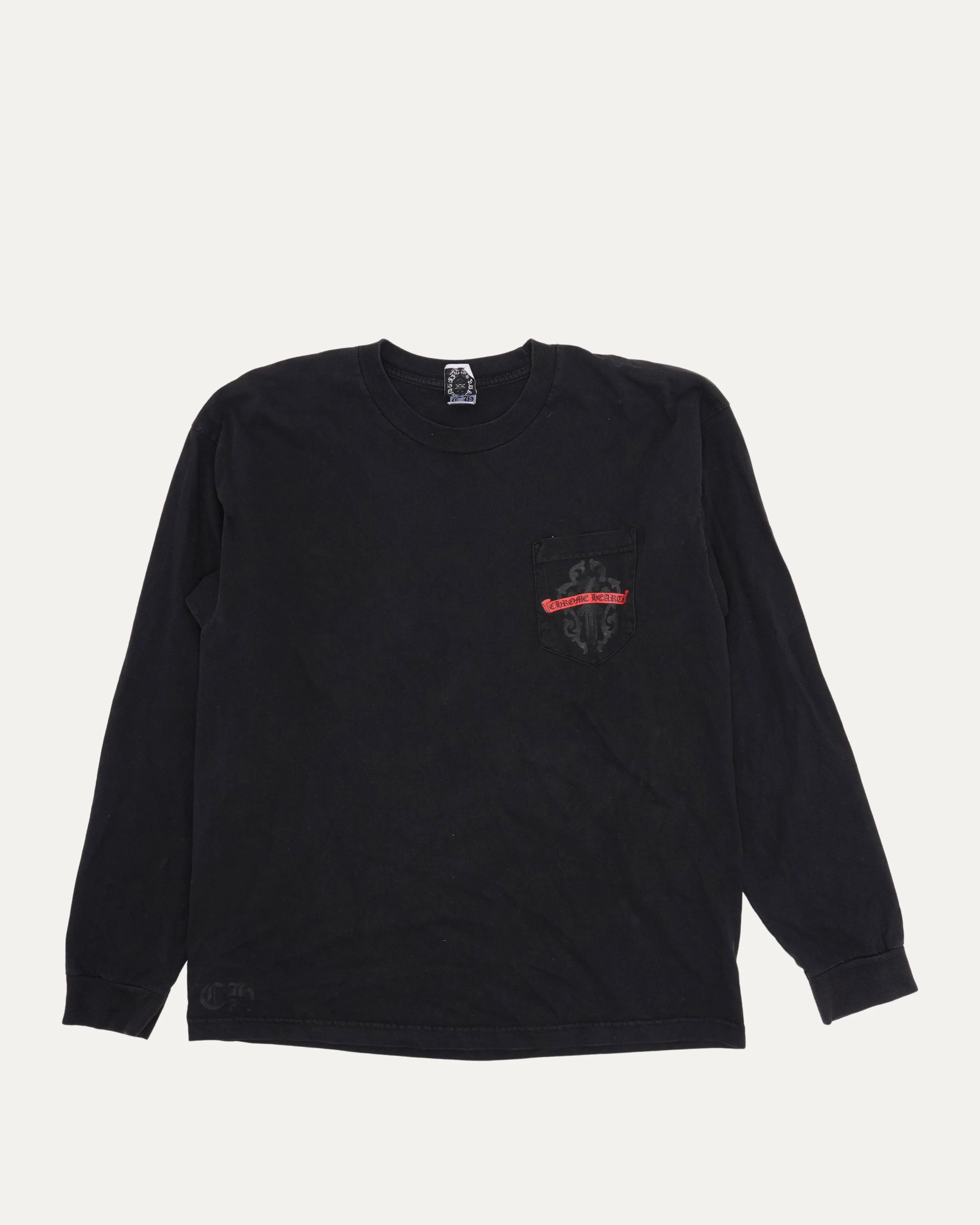 Vintage Vine Dagger Long Sleeve Pocket T-Shirt
