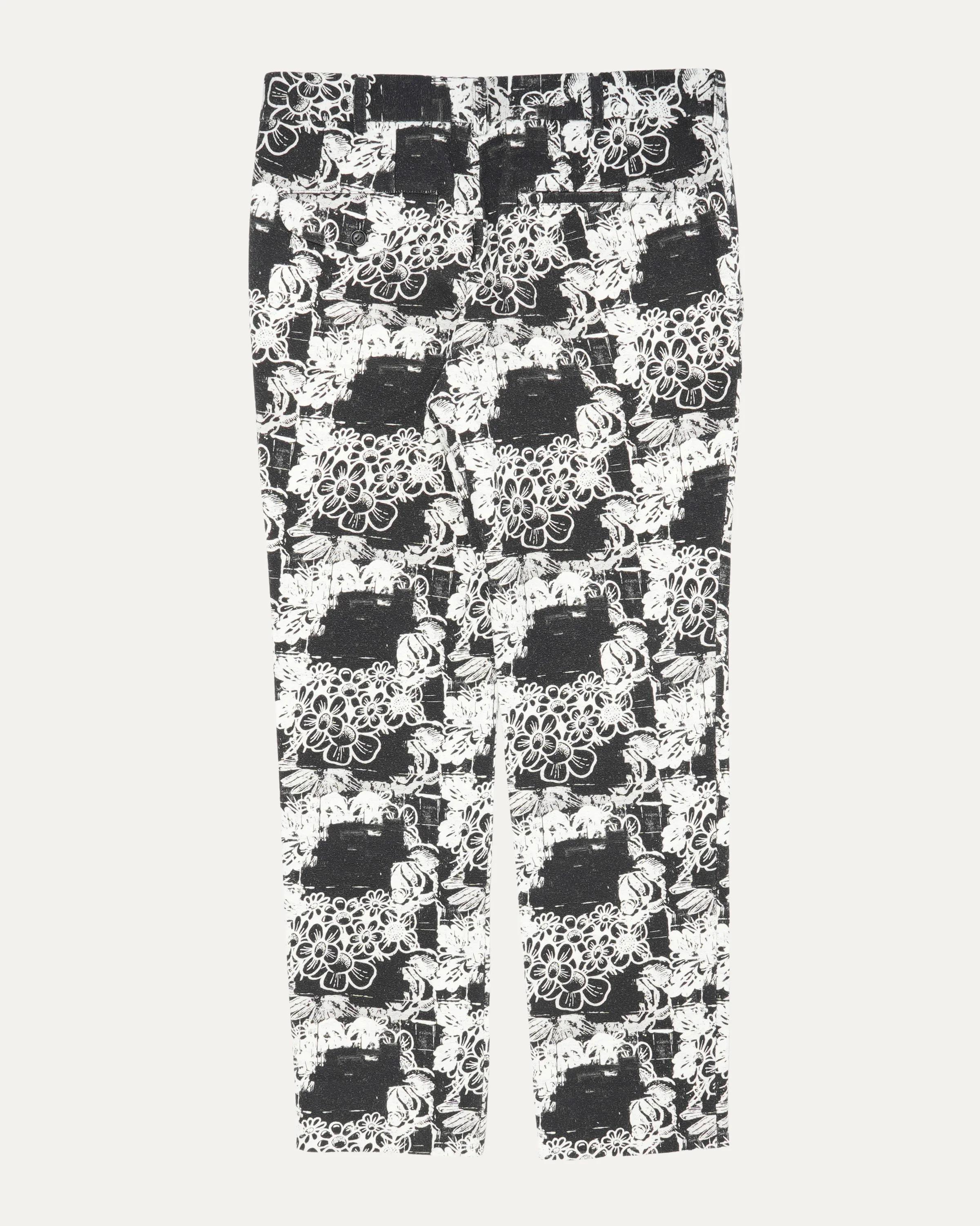 Homme Plus Floral Print Trousers - Image 2
