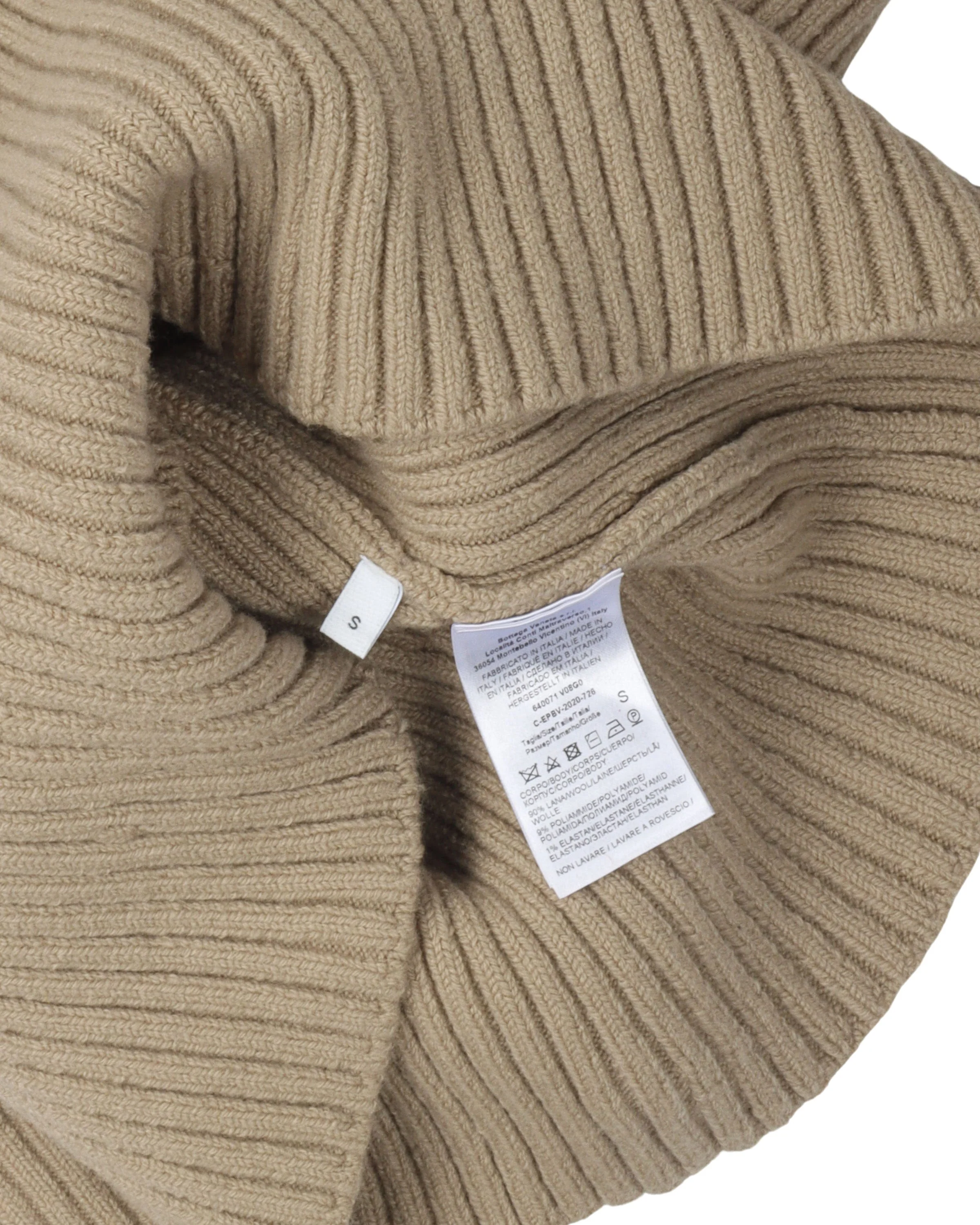 Ribbed Cutout Turtleneck Sweater - Image 4