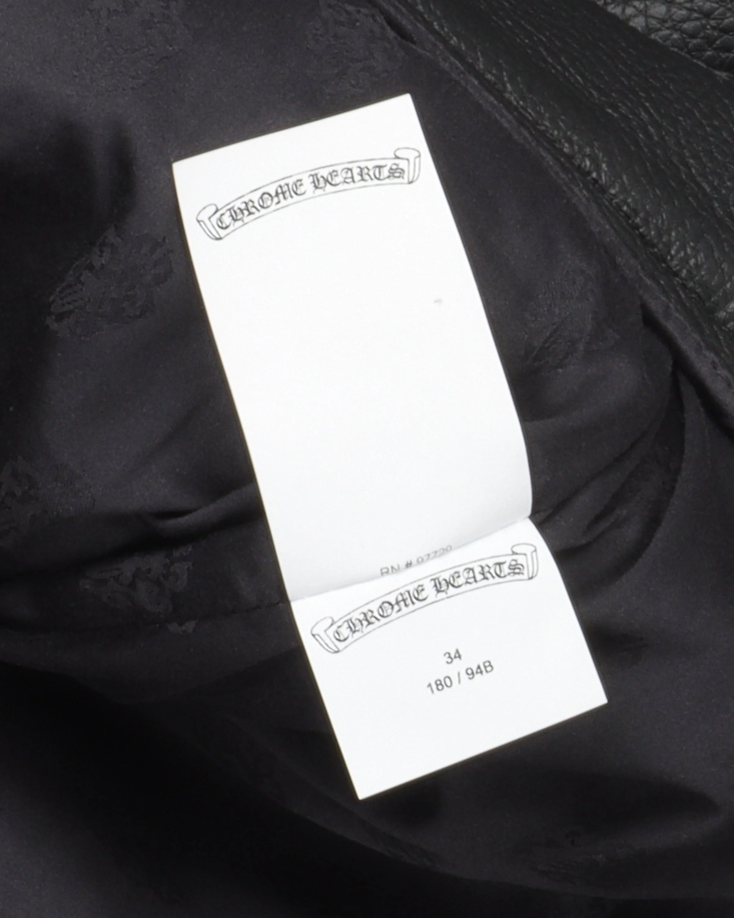 Cross Patch Leather Pants - Image 5