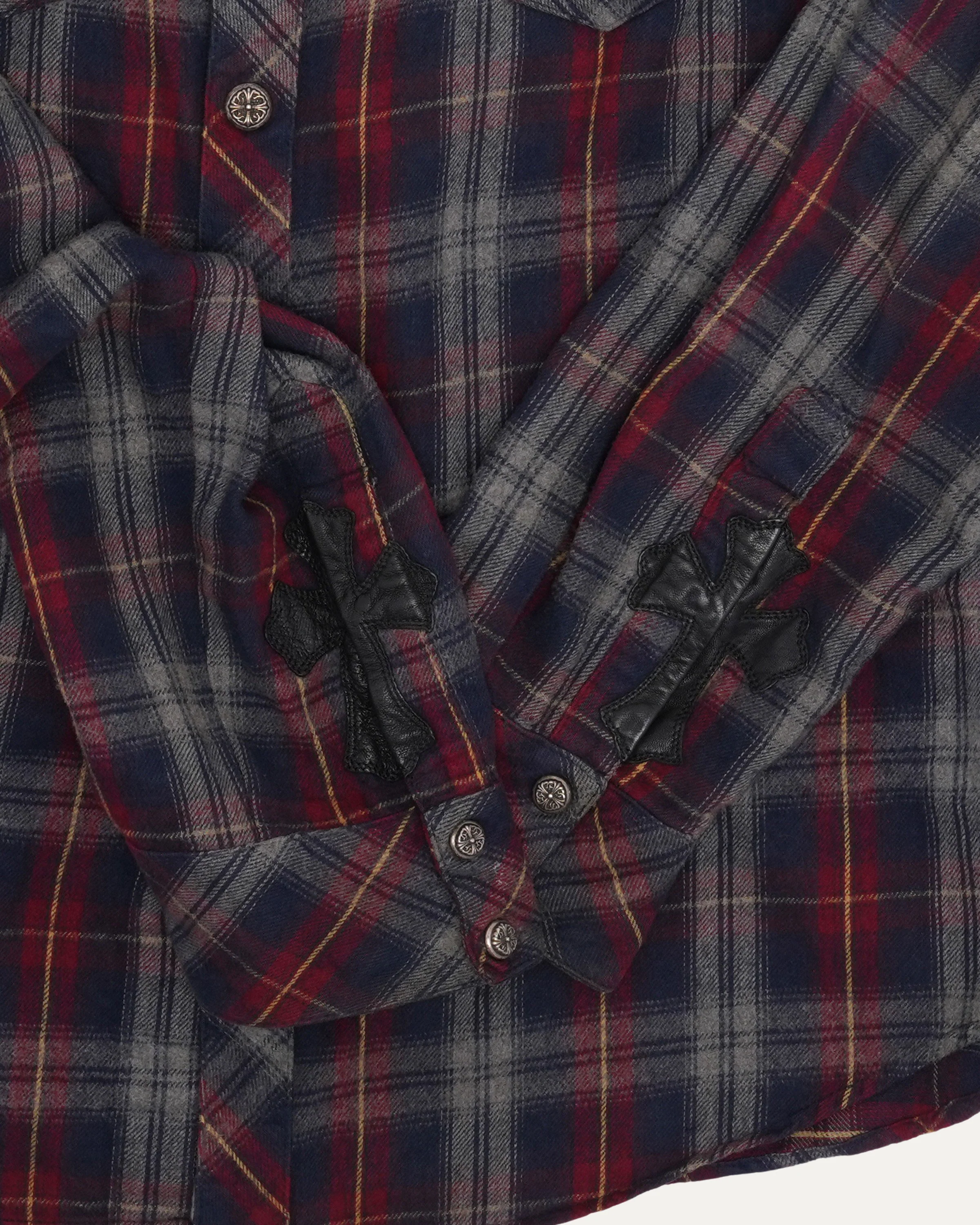 Cross Patch Vine Button Flannel Shirt - Image 3