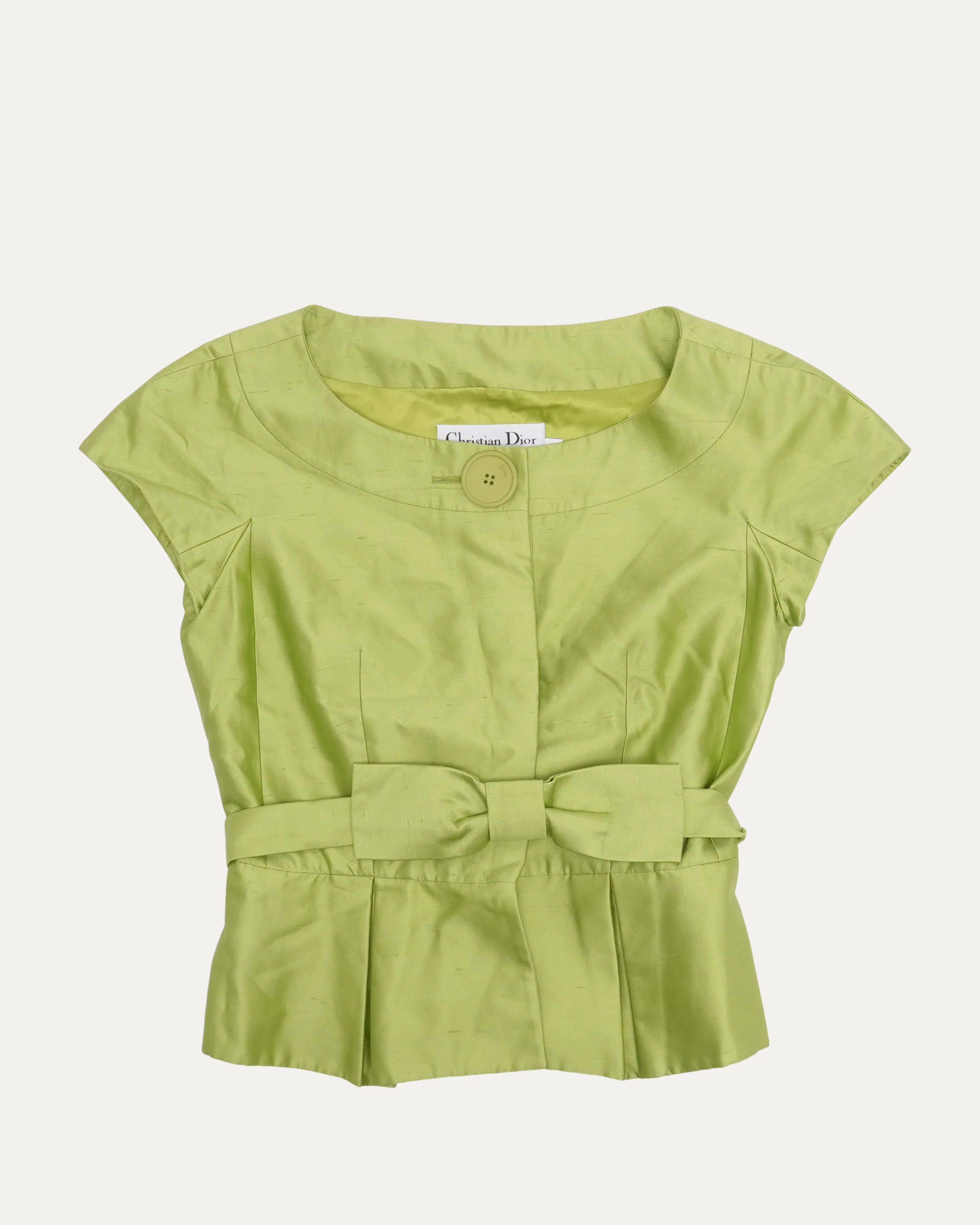Cruise 2006 Raw Silk Belted Jacket - Image 2