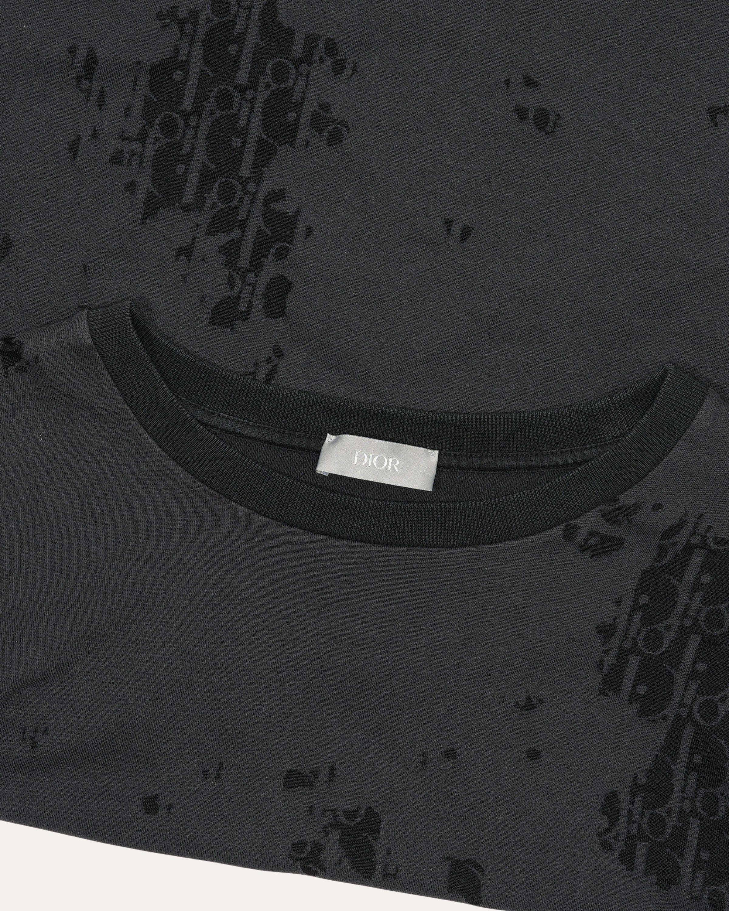 Distressed Oblique Monogram T-Shirt - Image 3