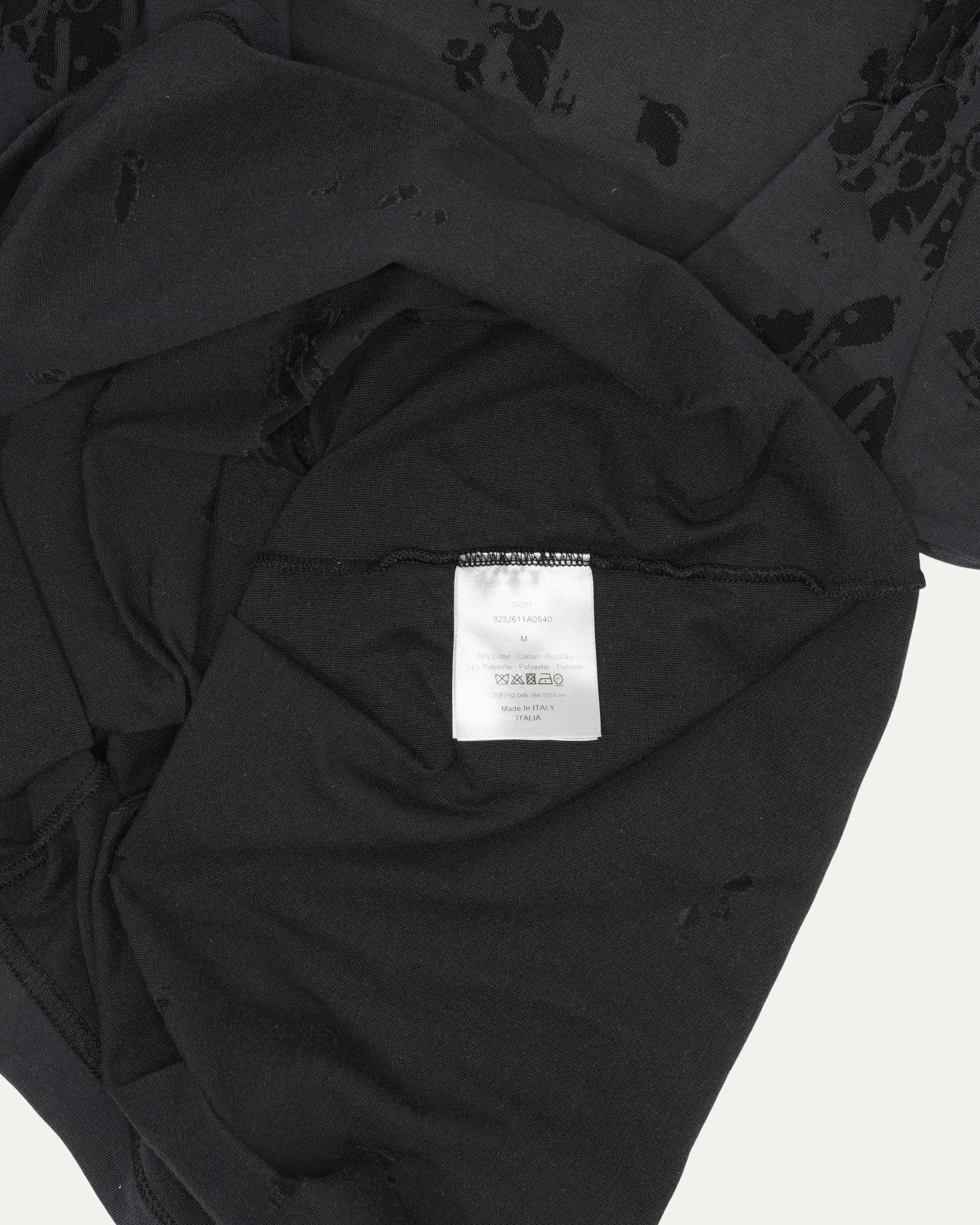 Distressed Oblique Monogram T-Shirt - Image 4