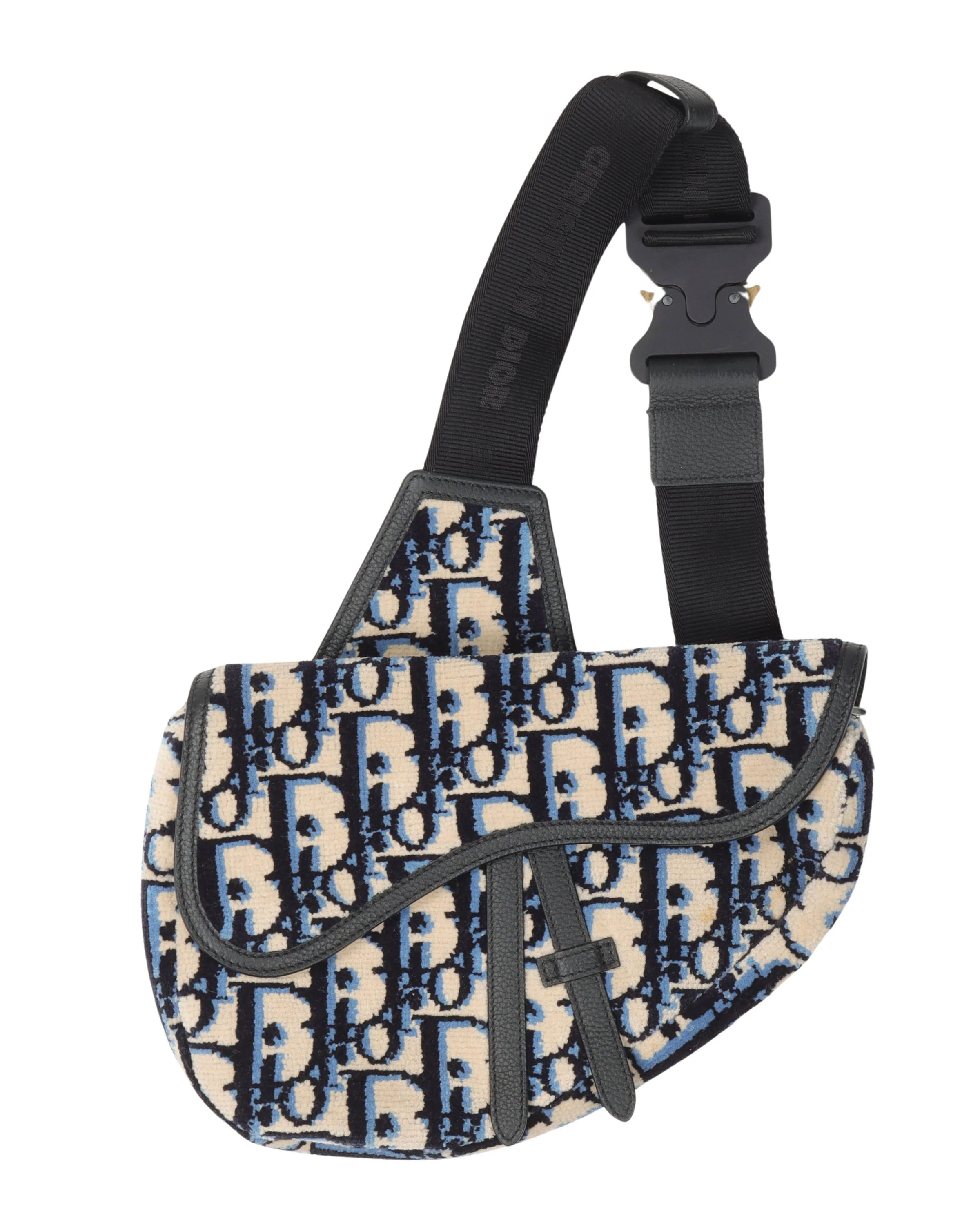Knit Monogram Saddlebag