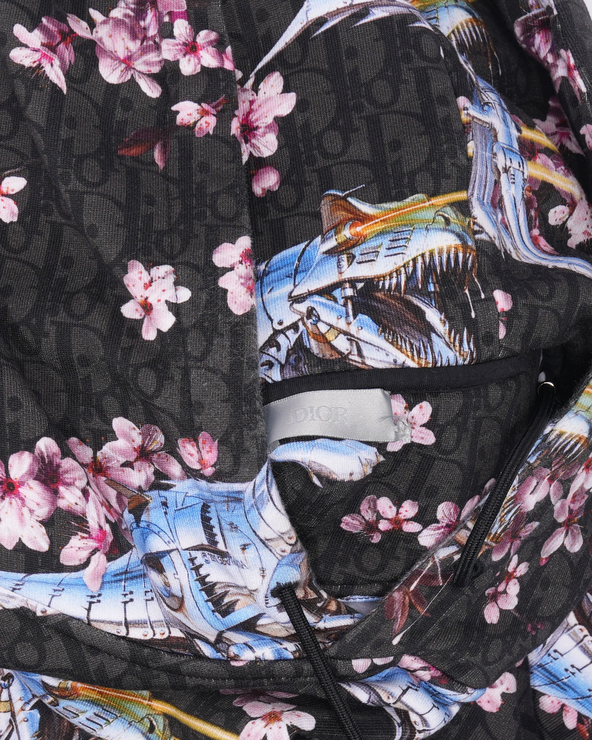 Sorayama Floral Print Hoodie - Image 3