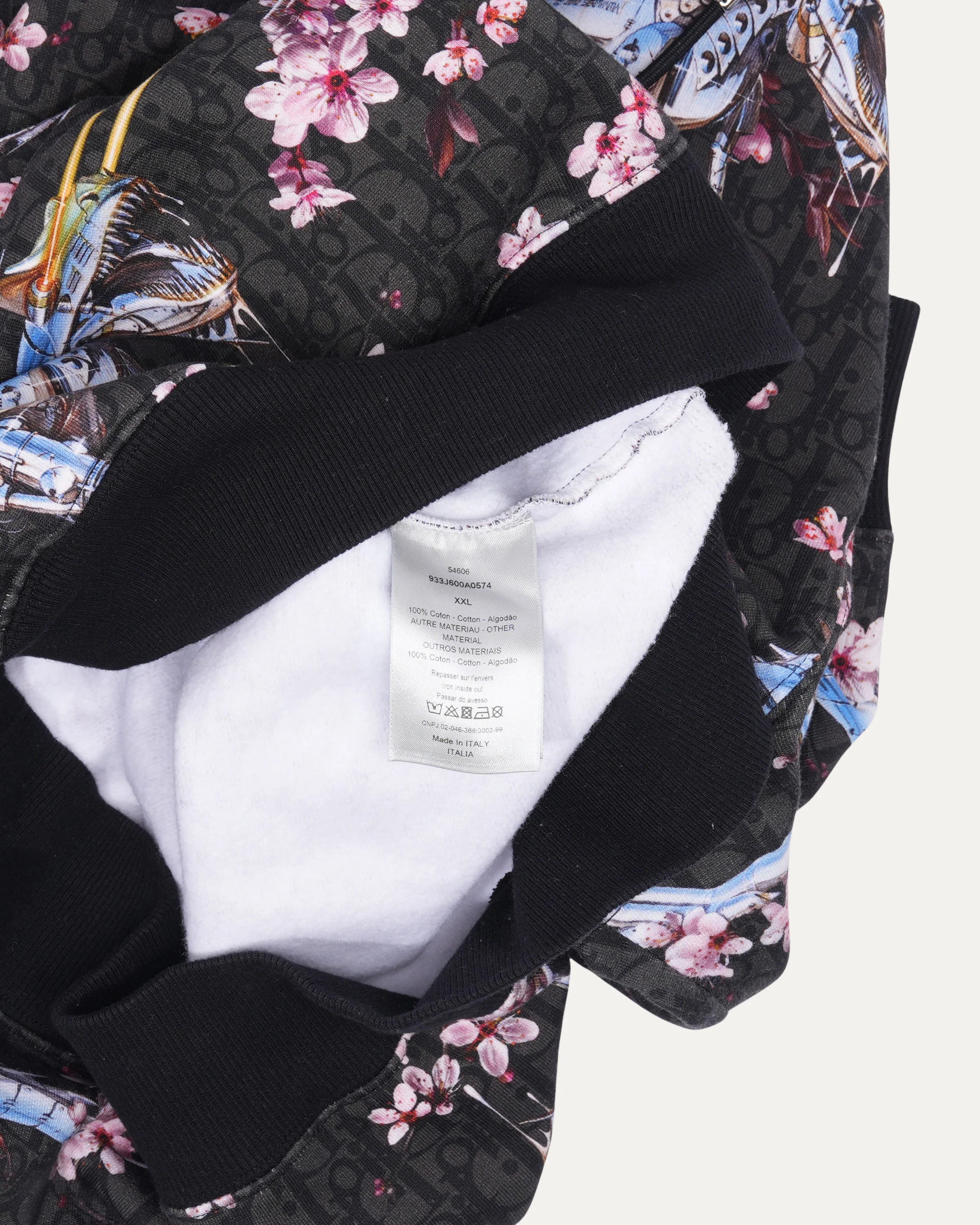Sorayama Floral Print Hoodie - Image 4