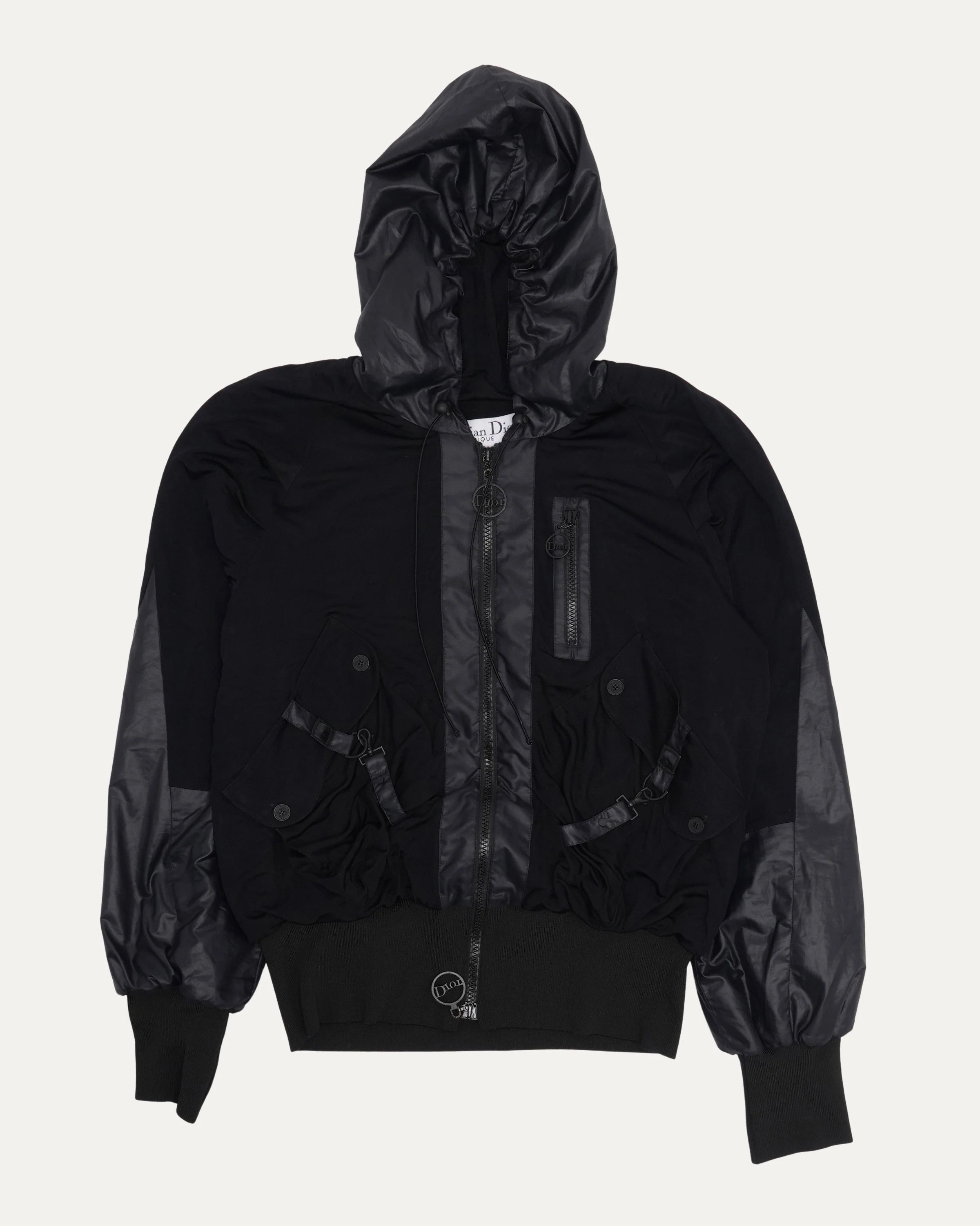 FW 2004 Hooded Bomber Jacket - Image 2