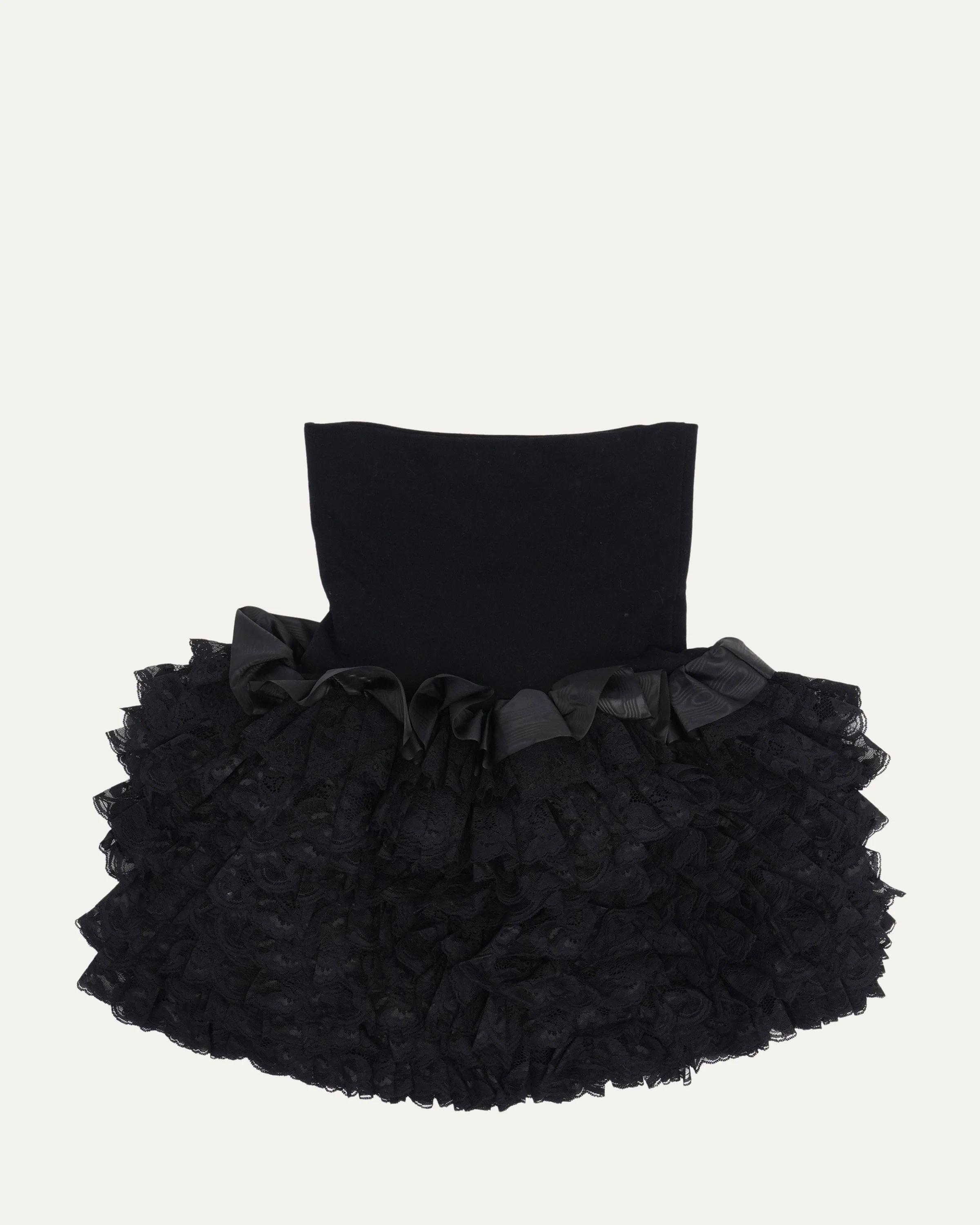 FW 1991 Ruffled Lace Skirt - Image 2