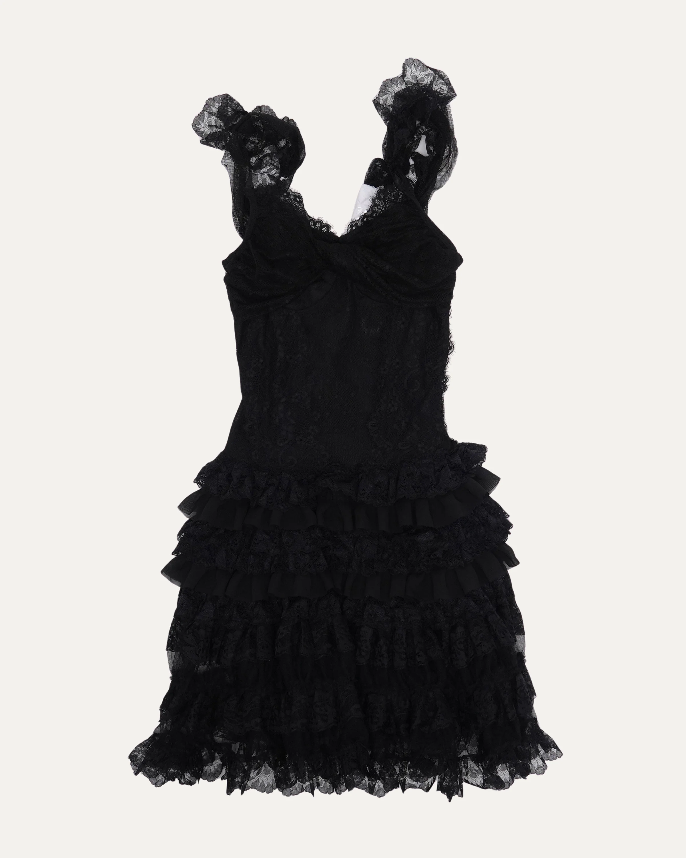 Ruffle Lace Dress