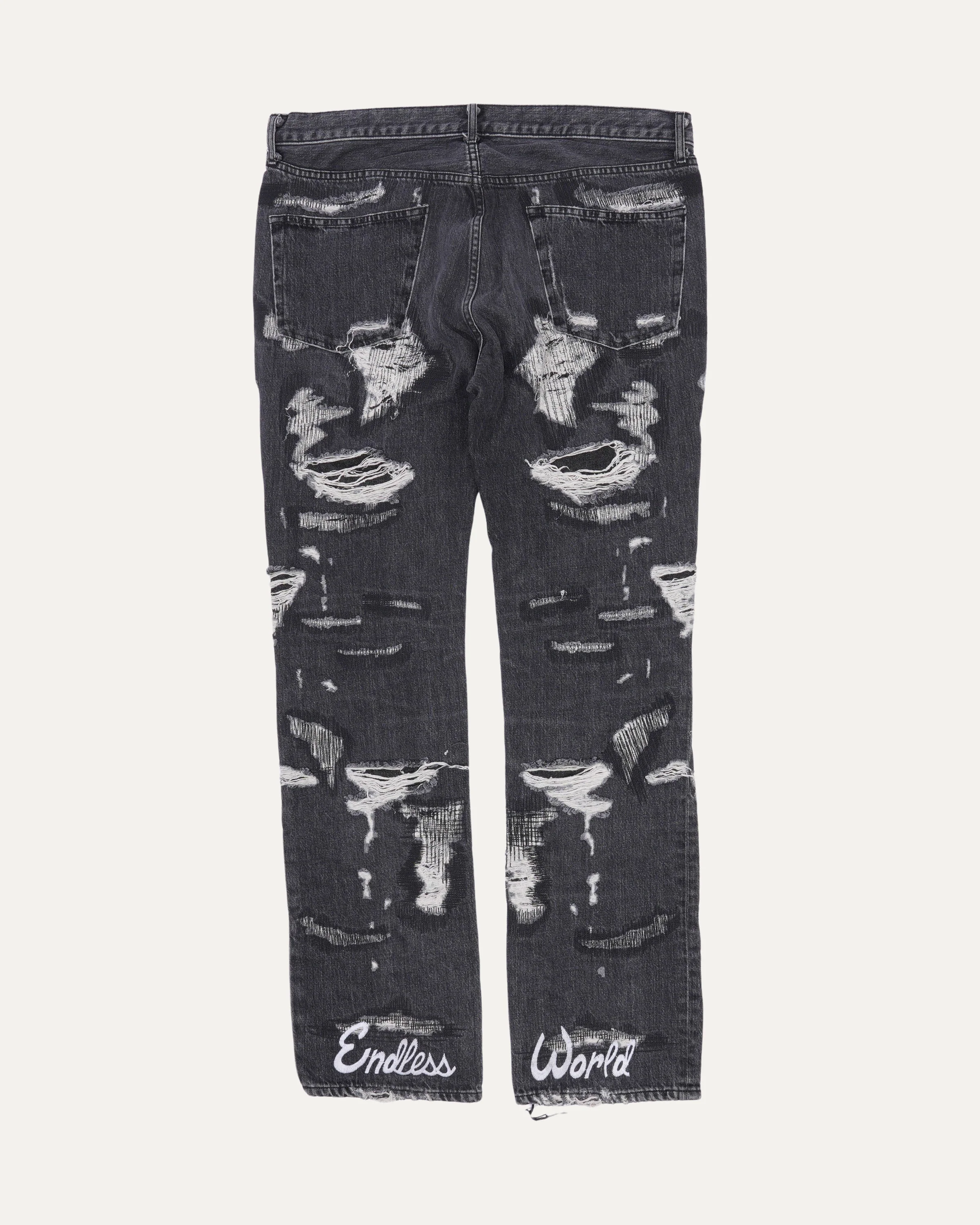 Sample Embroidered Jeans - Image 2