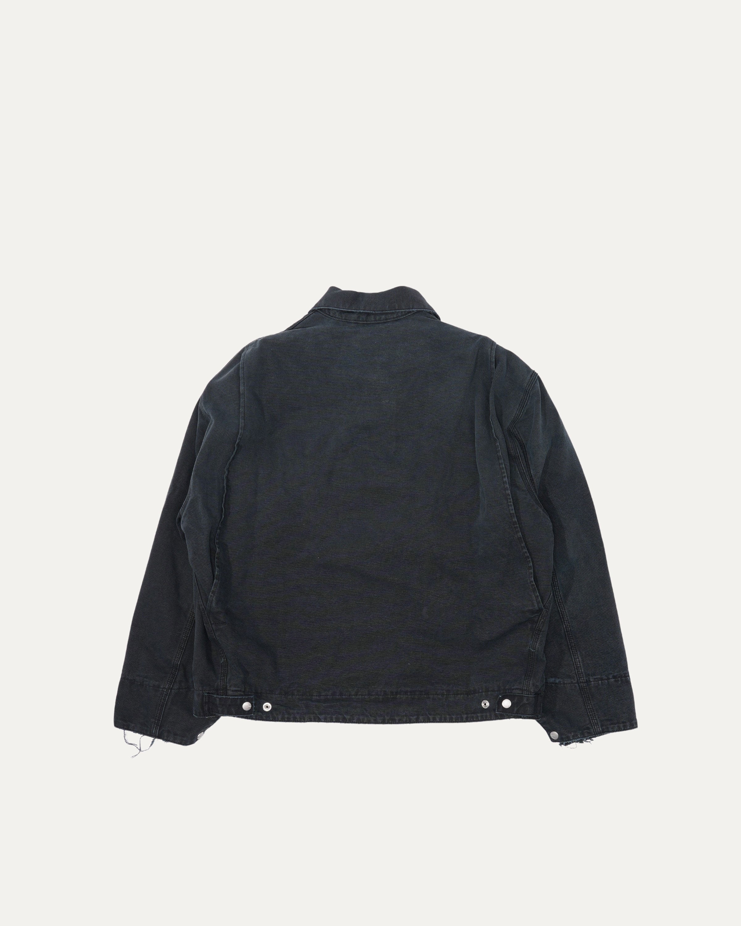 Distressed Cotton Shirt Jacket - Image 2