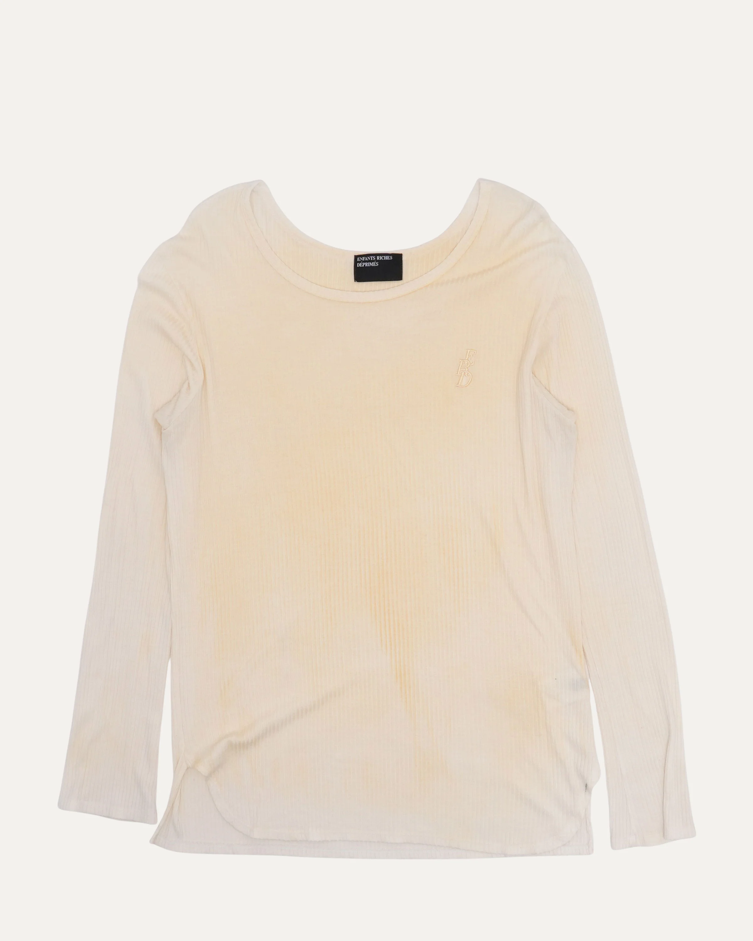 Ribbed Long Sleeve T-Shirt