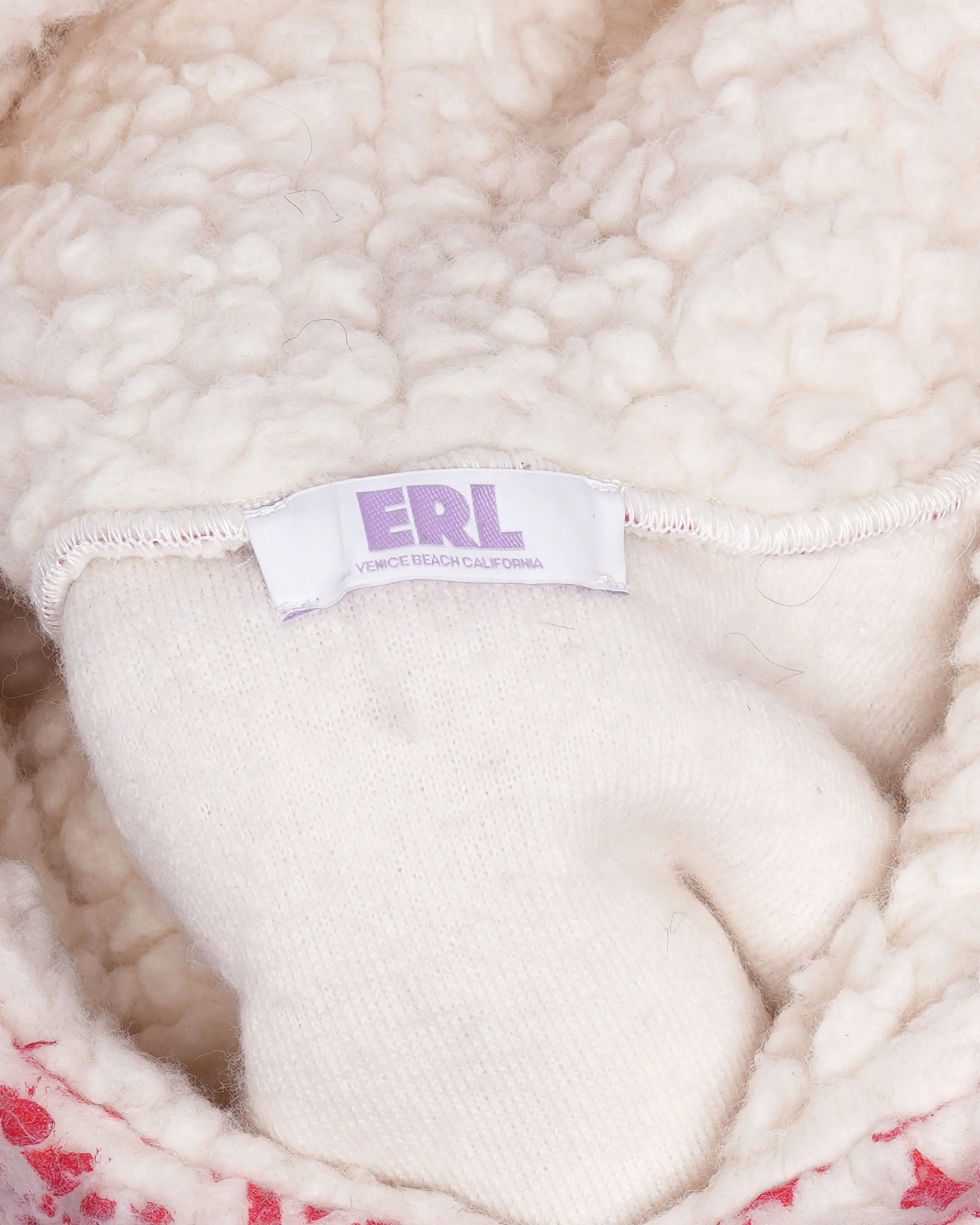 Printed Vintage Fleece Hoodie - Image 3