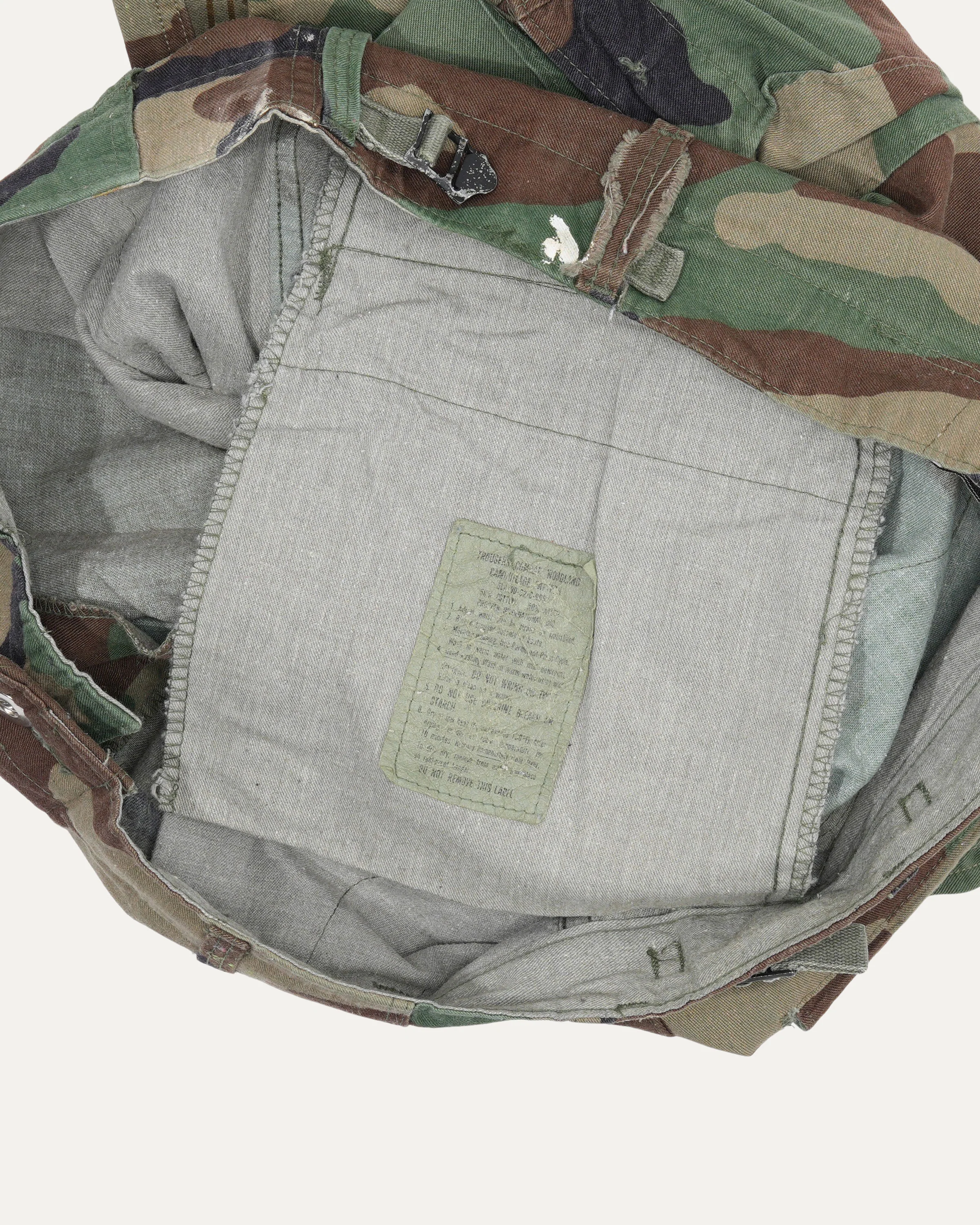 Camouflage Flared Cargo Pants - Image 4