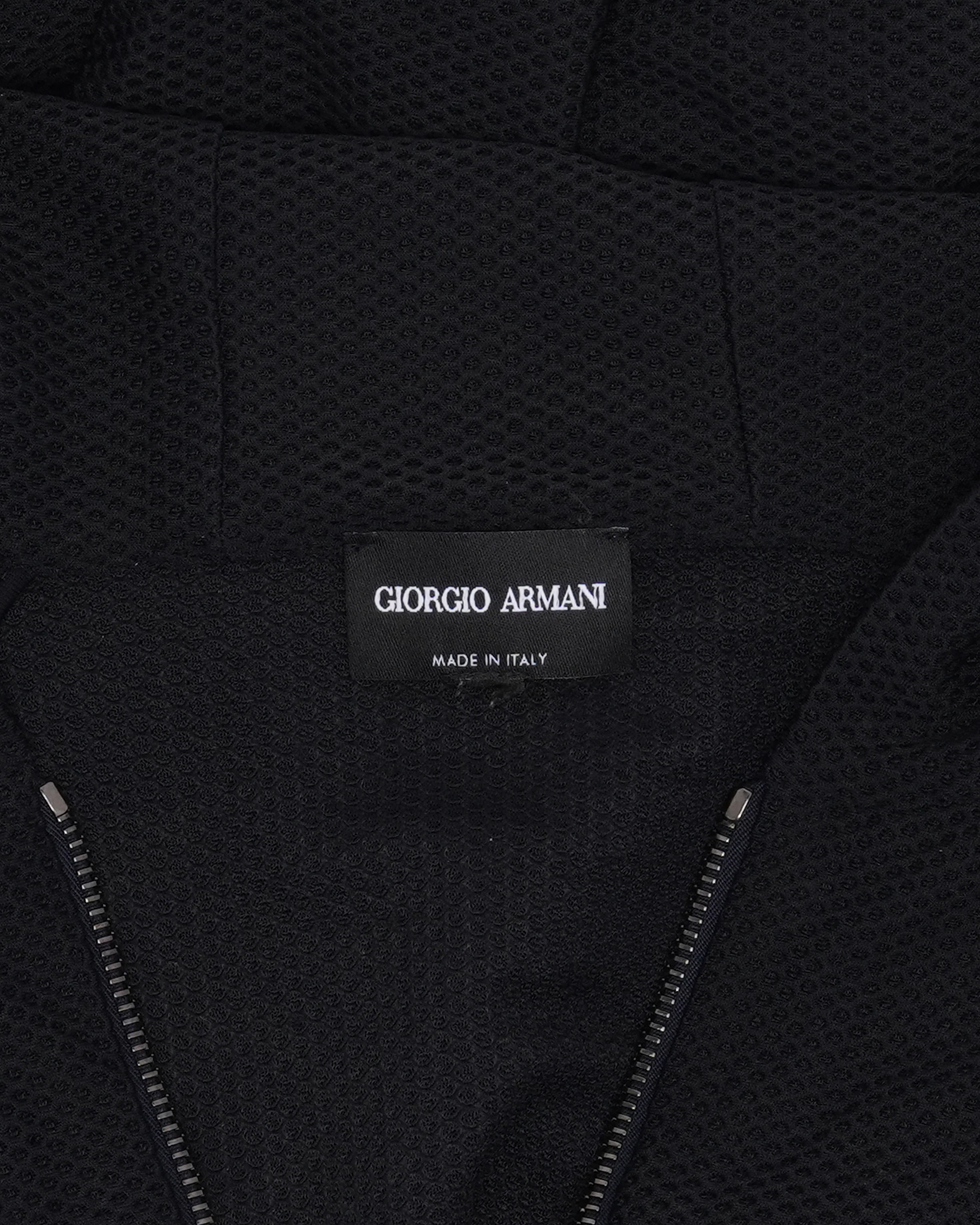 Mesh Zip Up Hoodie - Image 3
