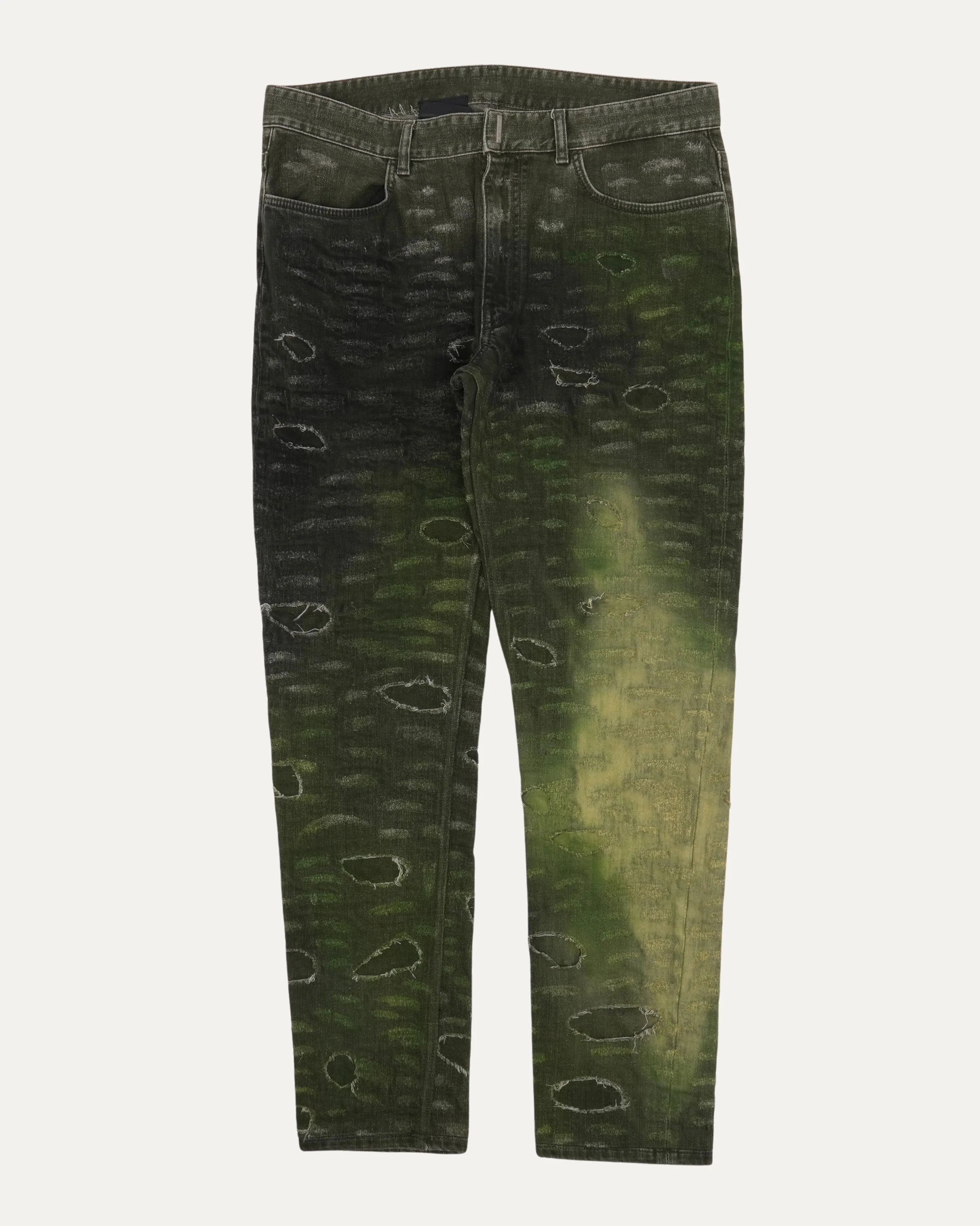 Gradient Repaired Jeans