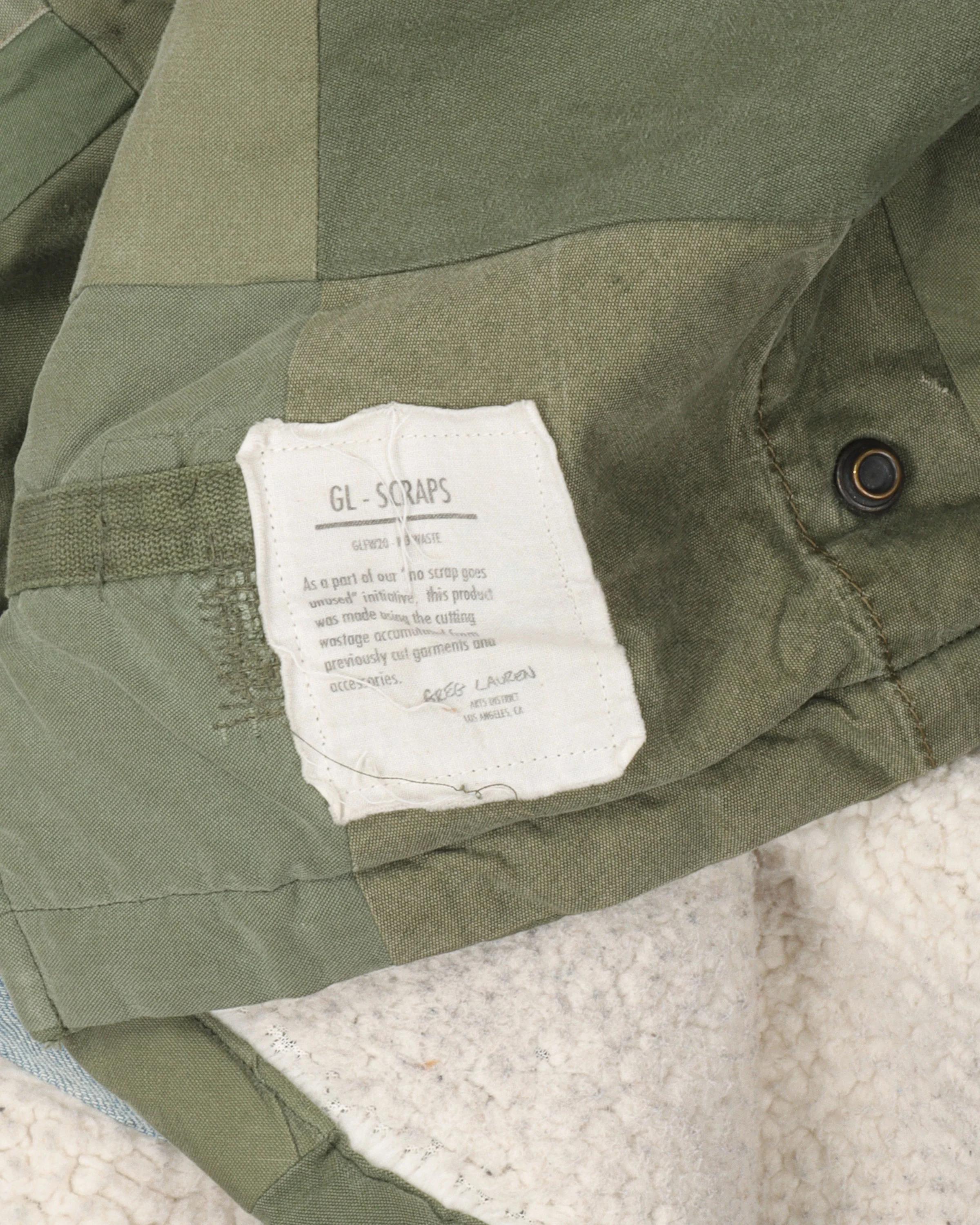 GL-Scraps Shearling Jungle Cardigan - Image 4