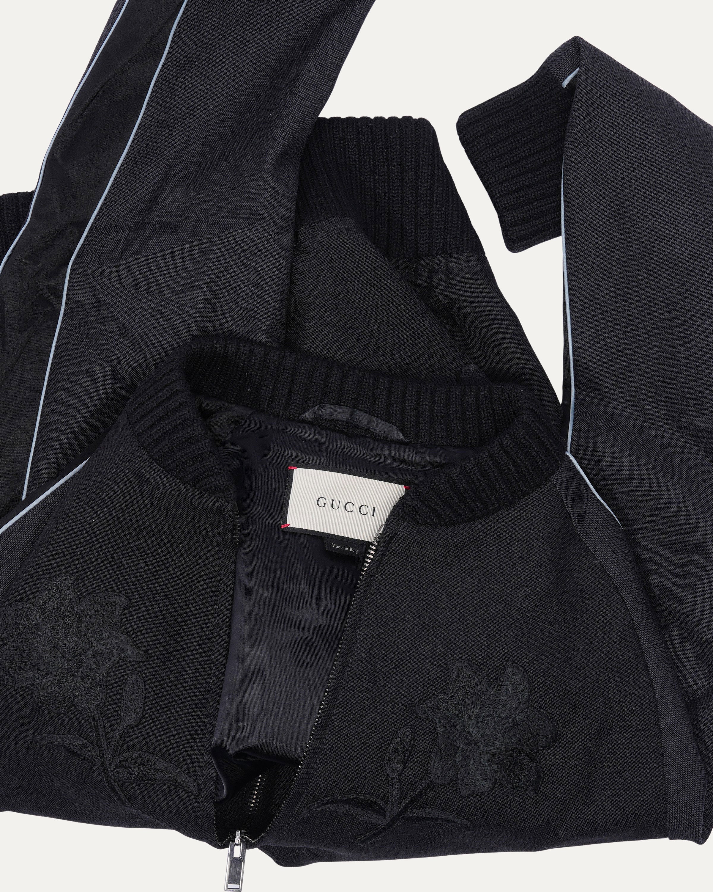Appliqué Wool and Mohair Blend Souvenir Jacket - Image 3