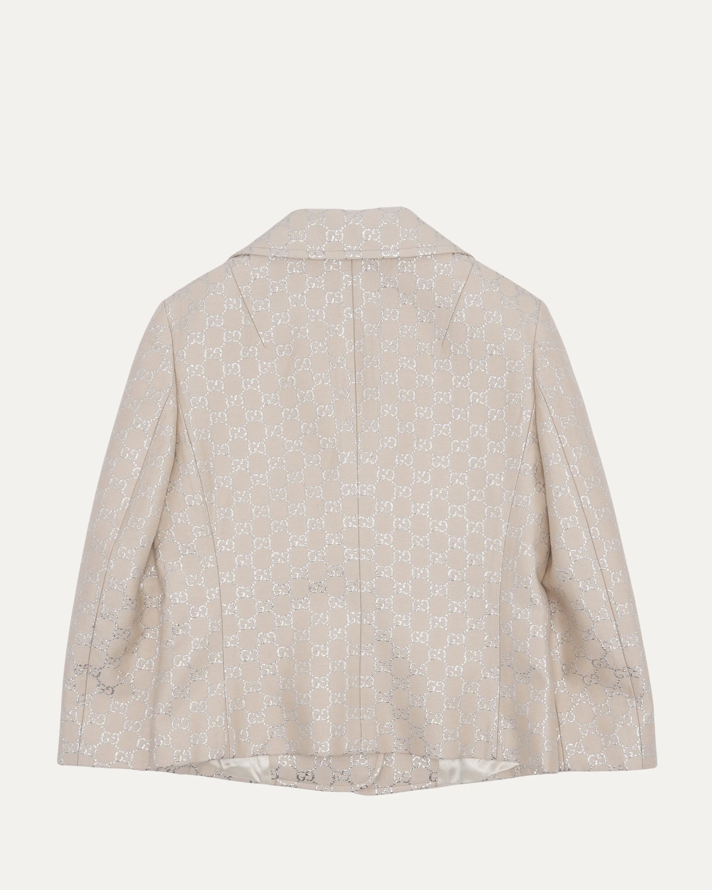 Cropped Monogram Blazer - Image 2