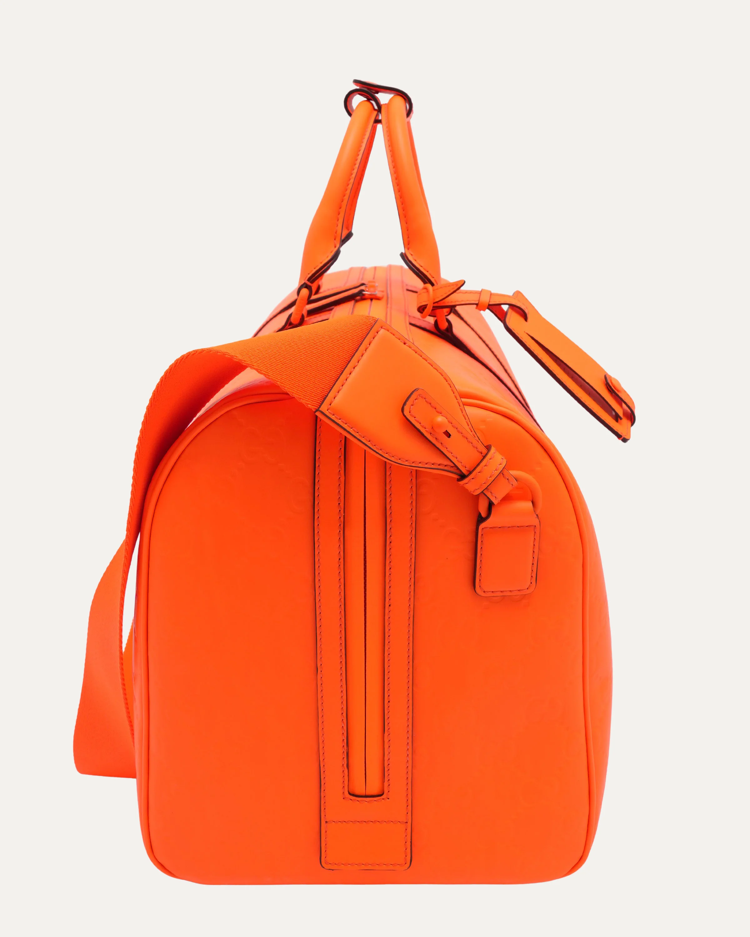 GG Monogram Leather Duffle Bag - Image 4