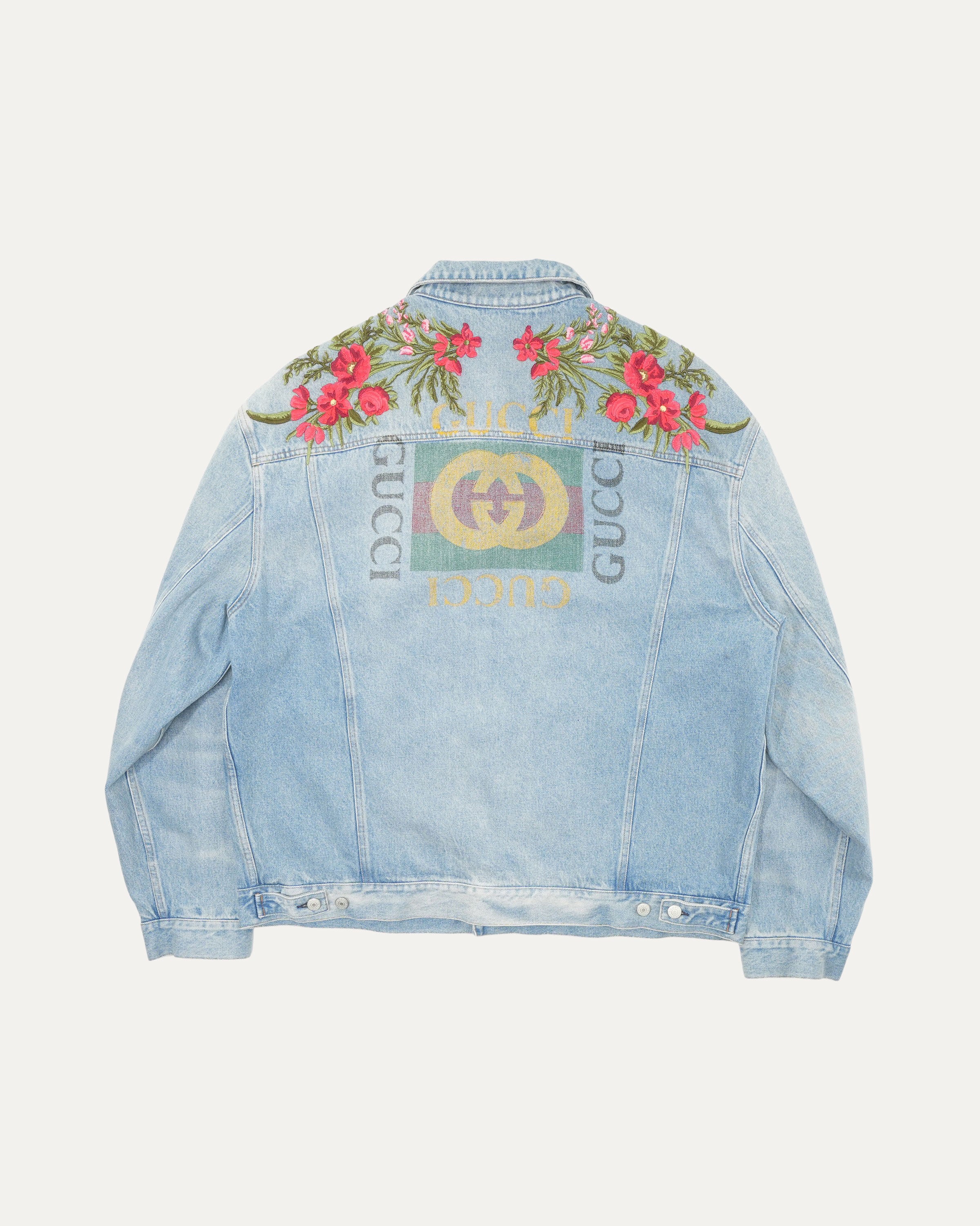 Modern Denim Trucker Jacket - Image 2