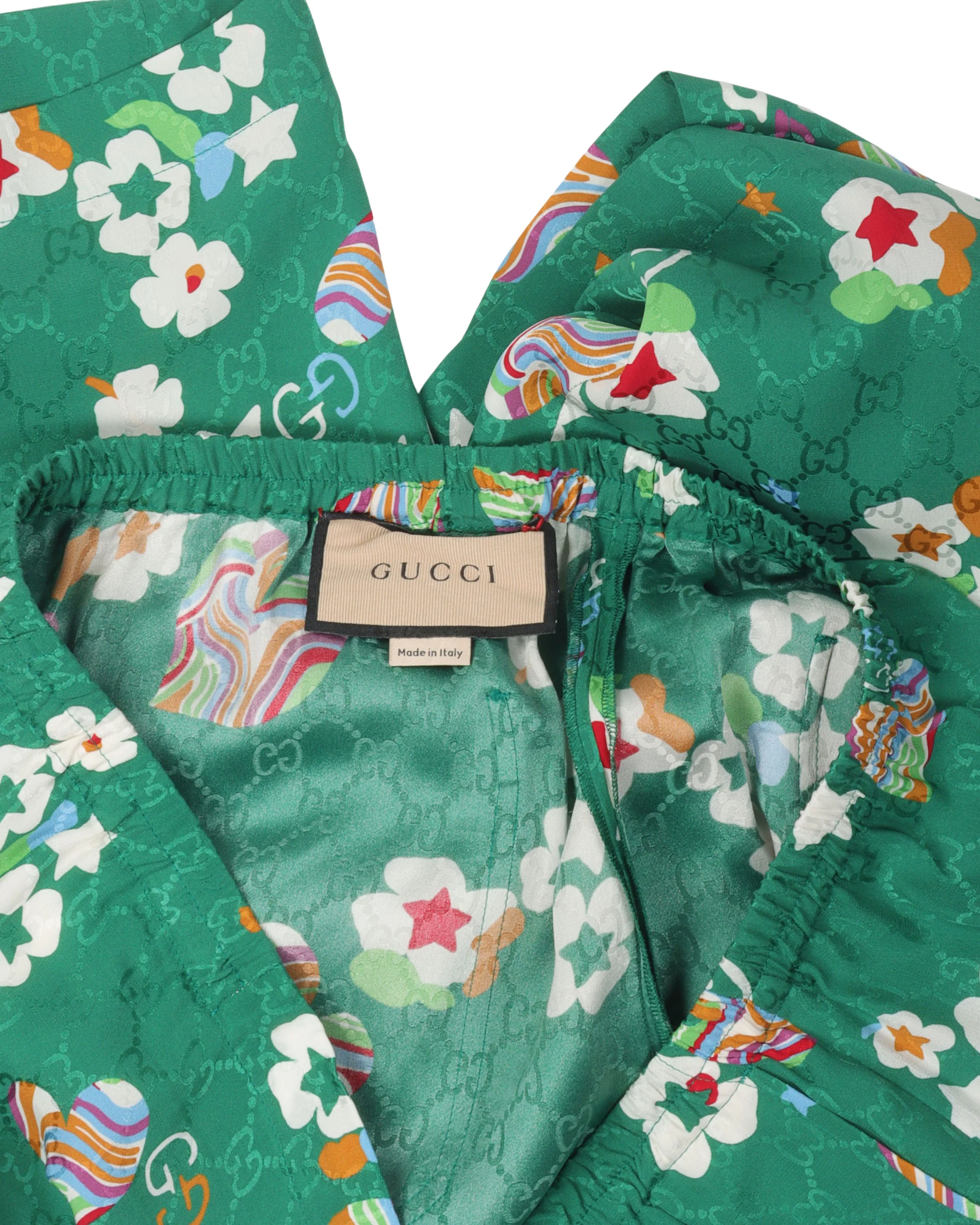 Monogram Silk Shorts - Image 3