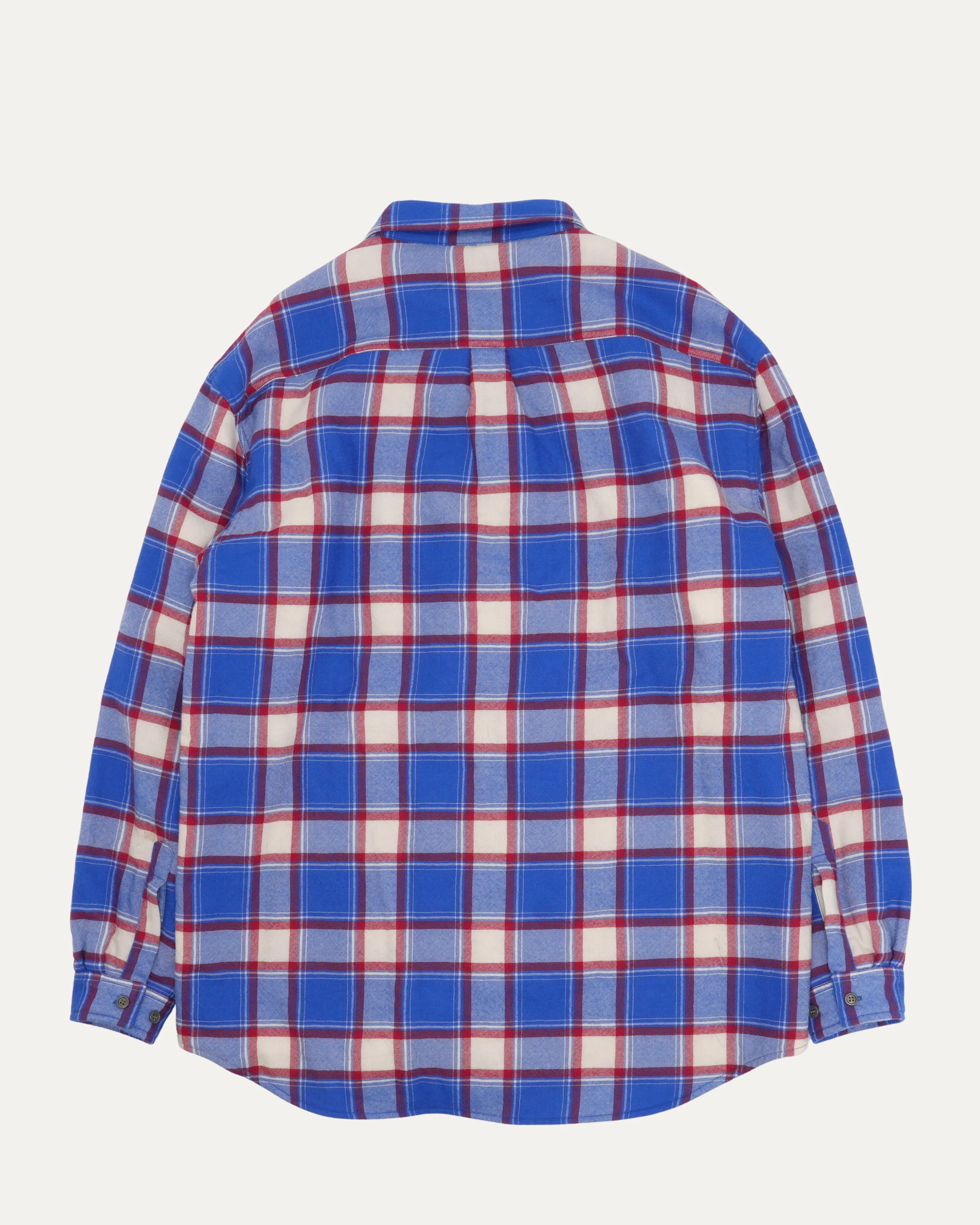 Plaid Embroidered Flannel Shirt - Image 2