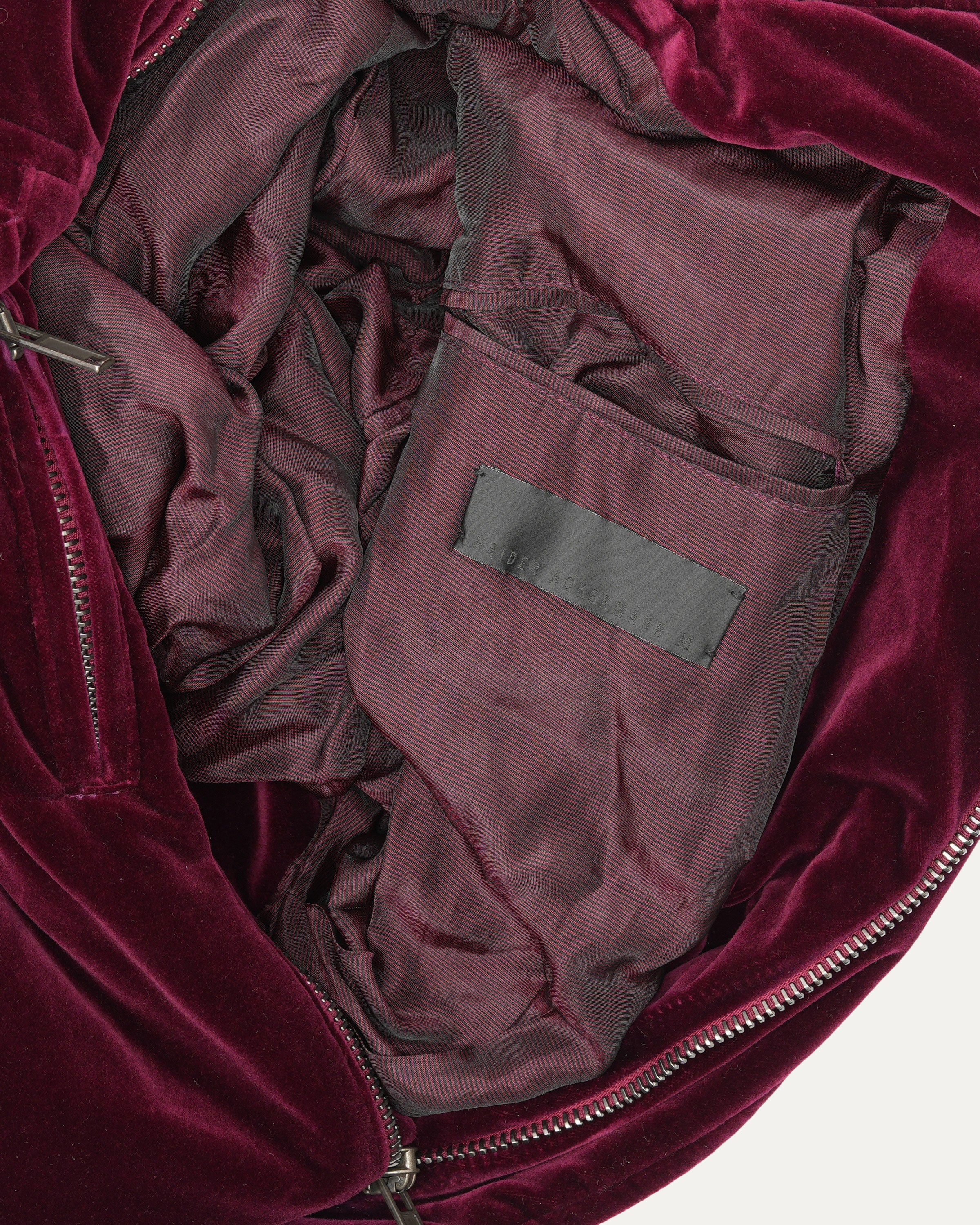 Velour Bomber Jacket - Image 3