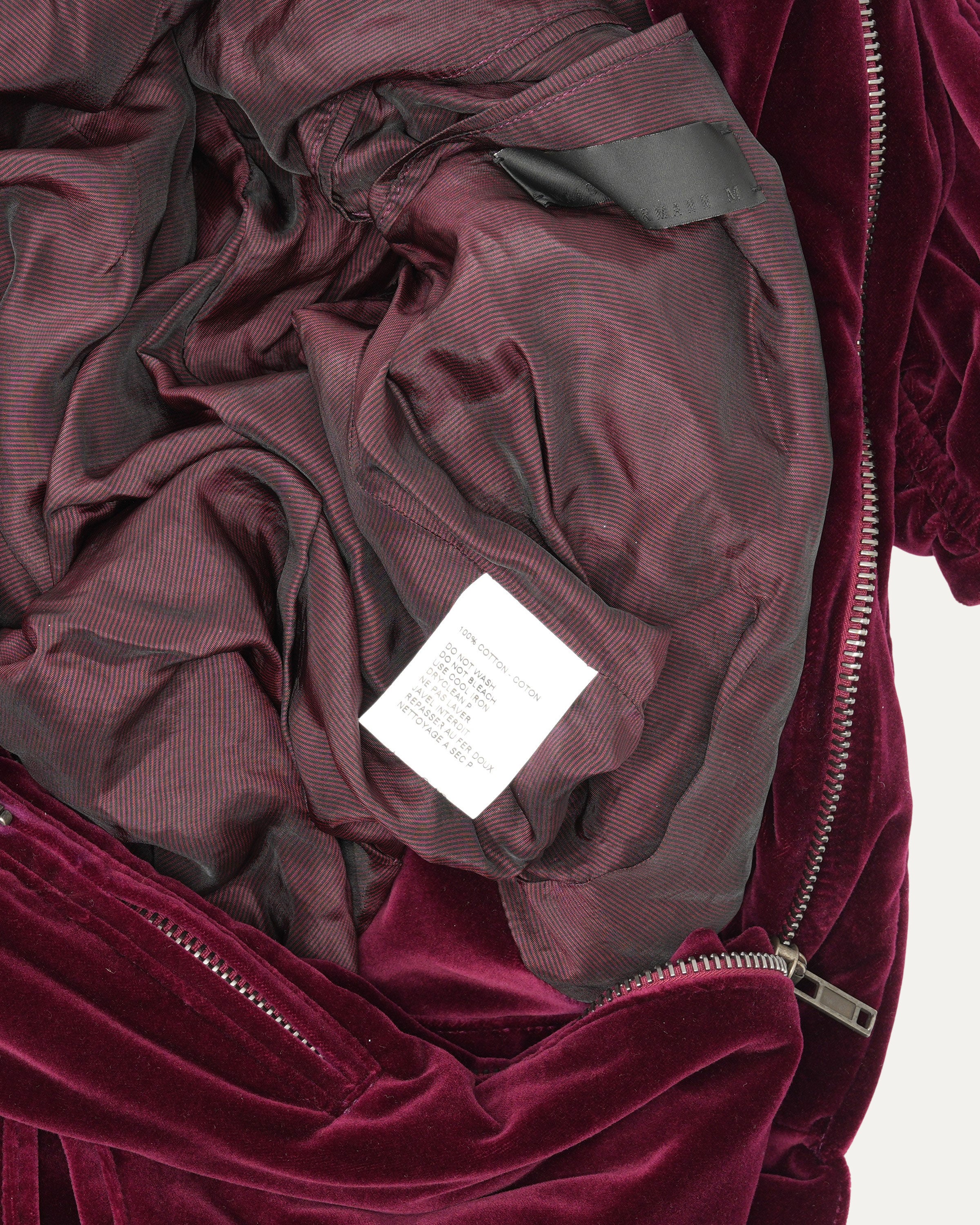 Velour Bomber Jacket - Image 4